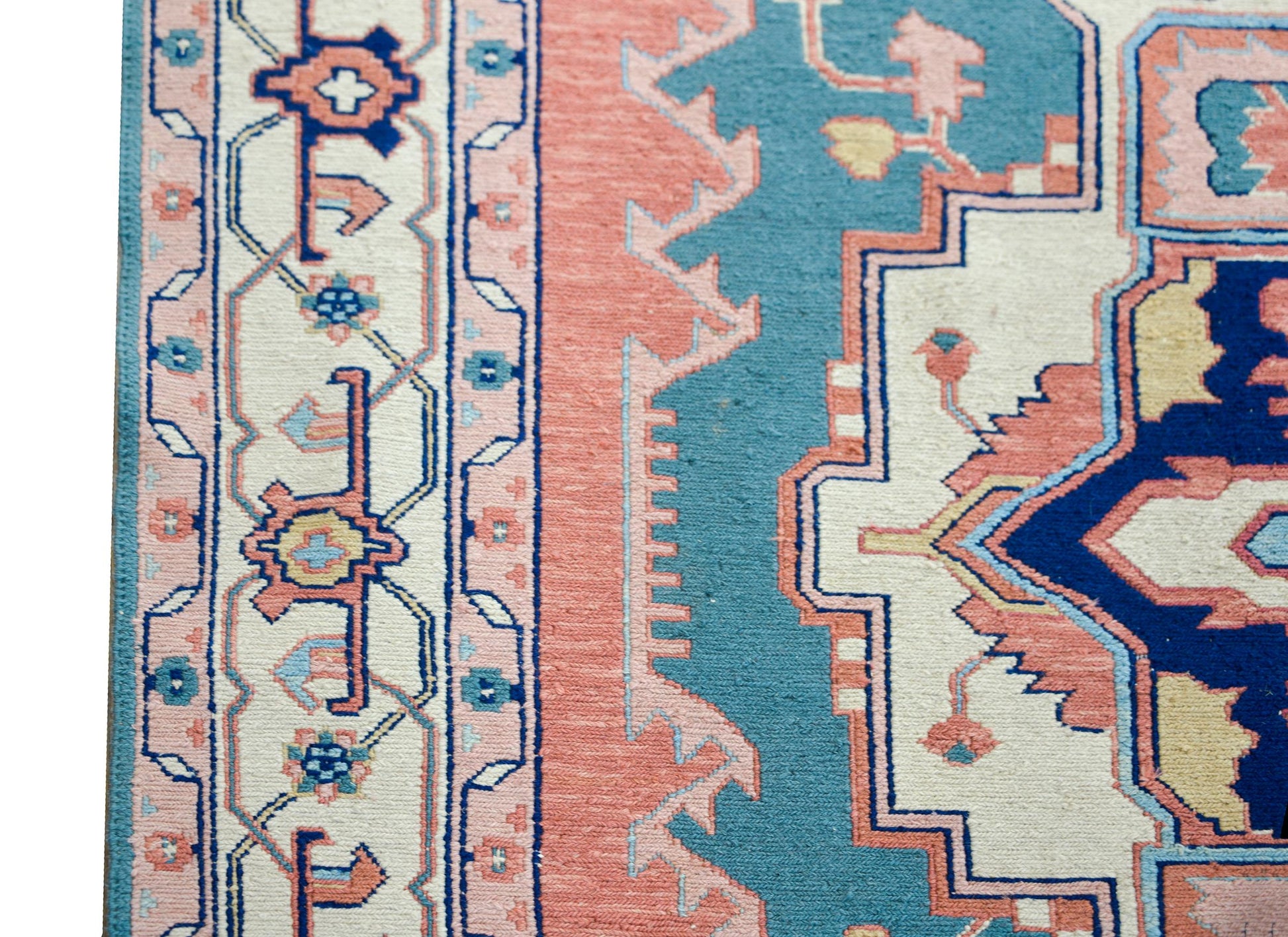 Vintage Indian Serapi-Style Rug For Sale