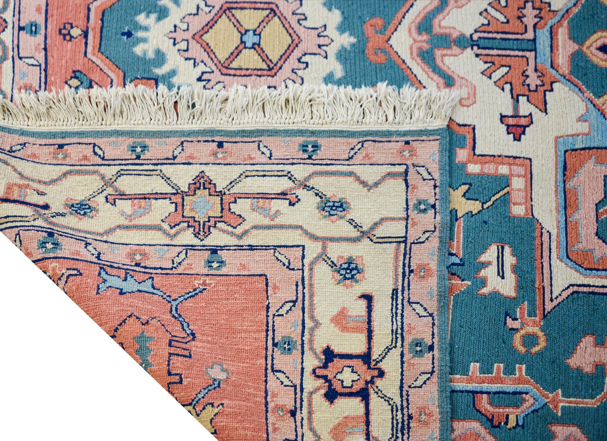 Vintage Indian Serapi-Style Rug For Sale