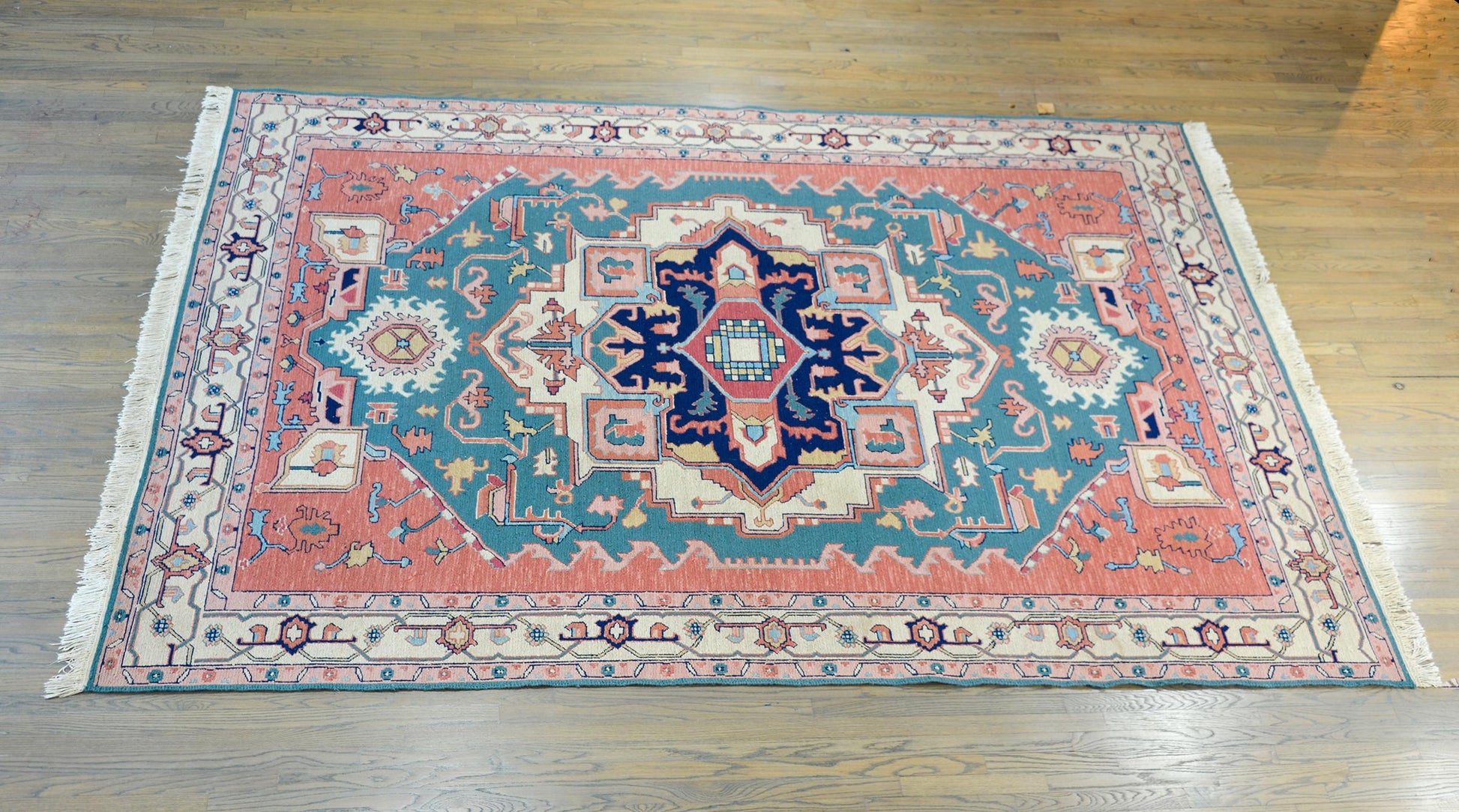 Vintage Indian Serapi-Style Rug For Sale