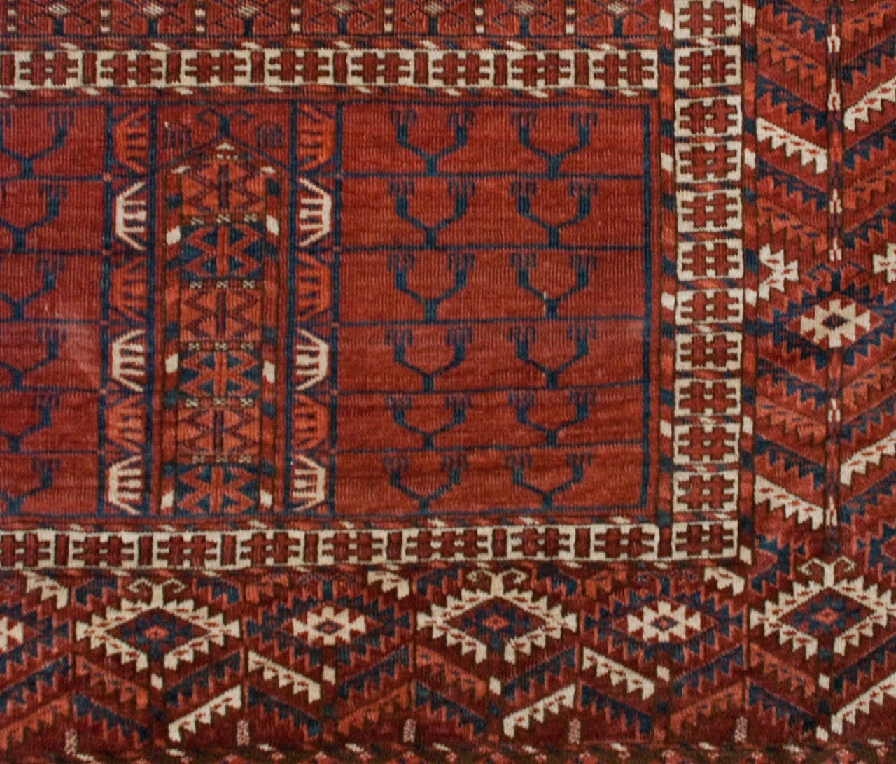 19th Century Turkmen Prayer Rug For Sale