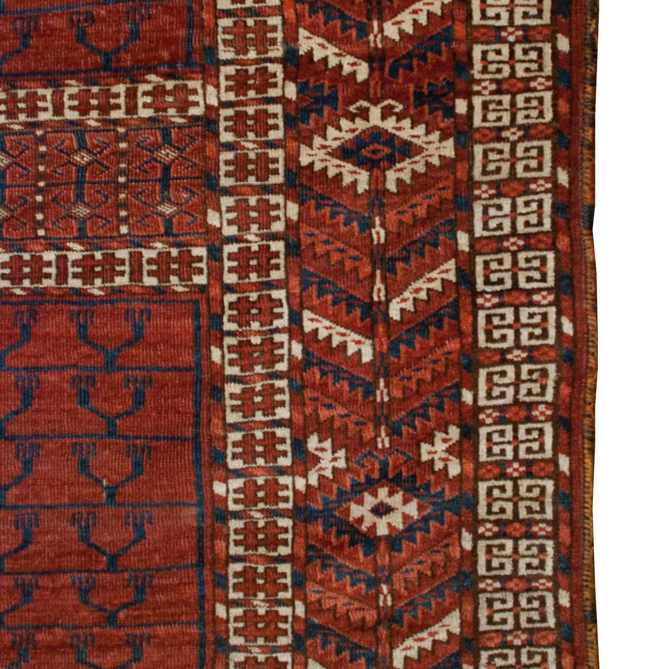 19th Century Turkmen Prayer Rug For Sale
