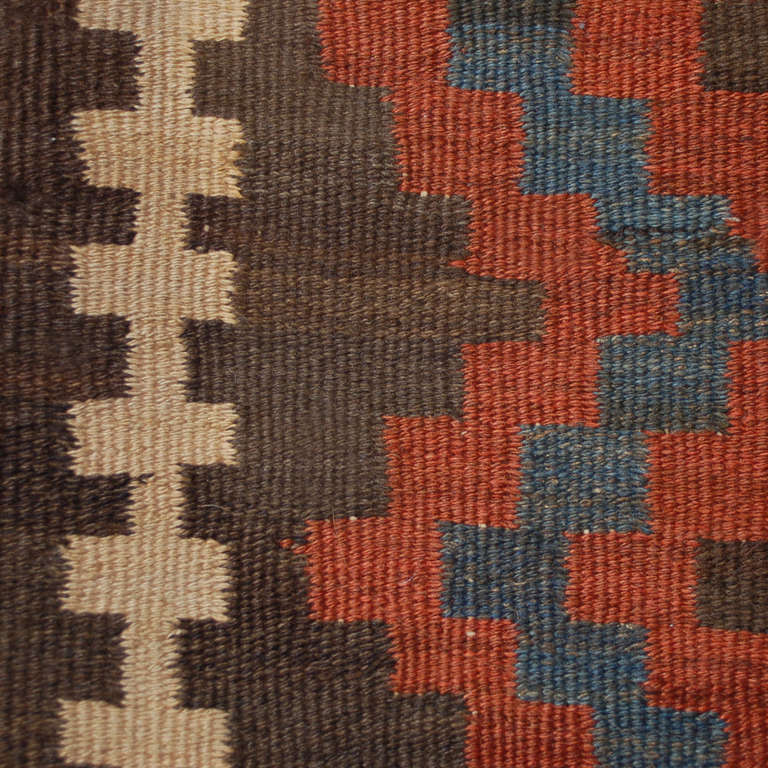 Early 20th Century Shahsevan Kilim Runner For Sale