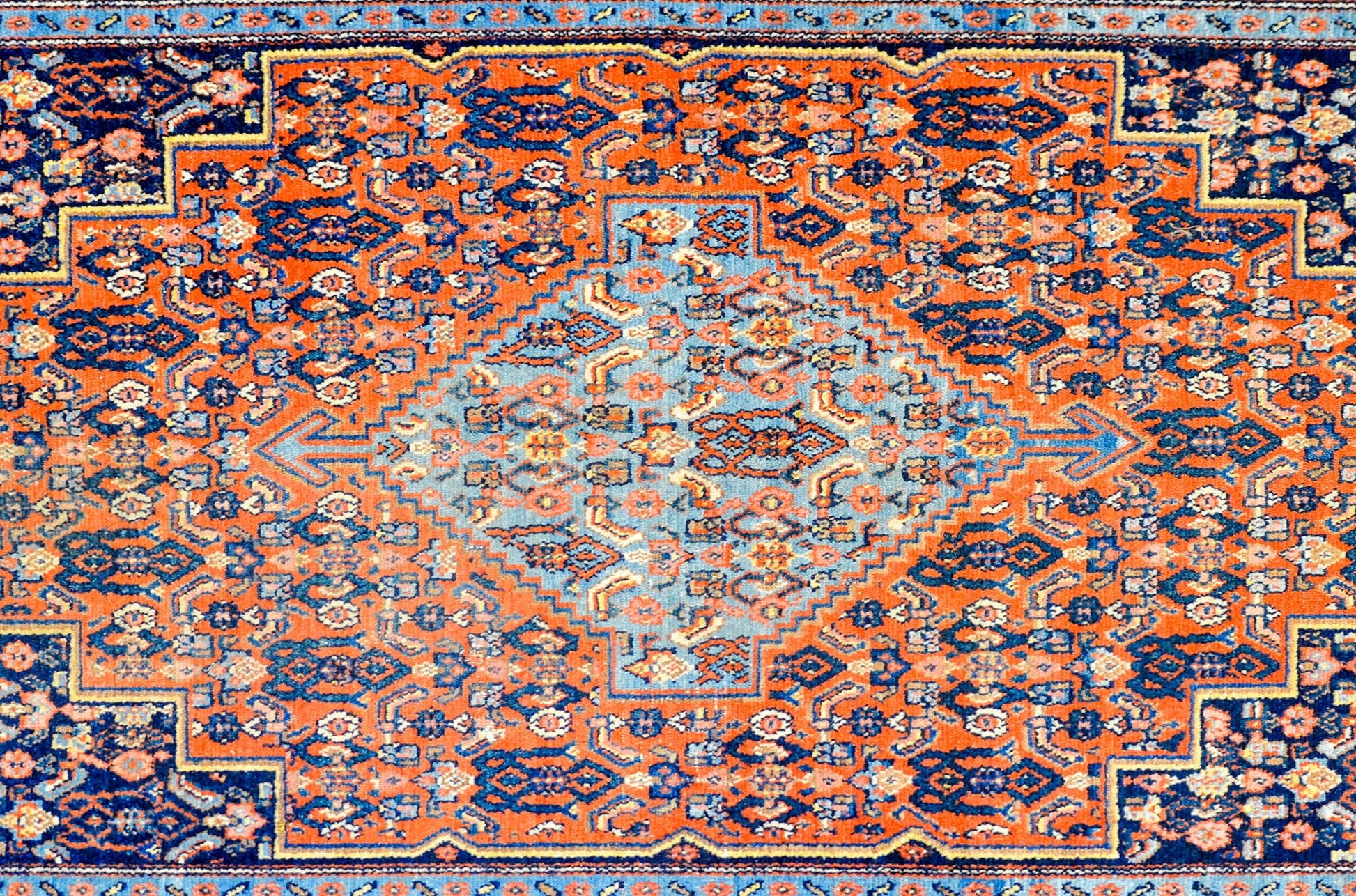 Beautiful Early 20th Century Seneh Rug For Sale