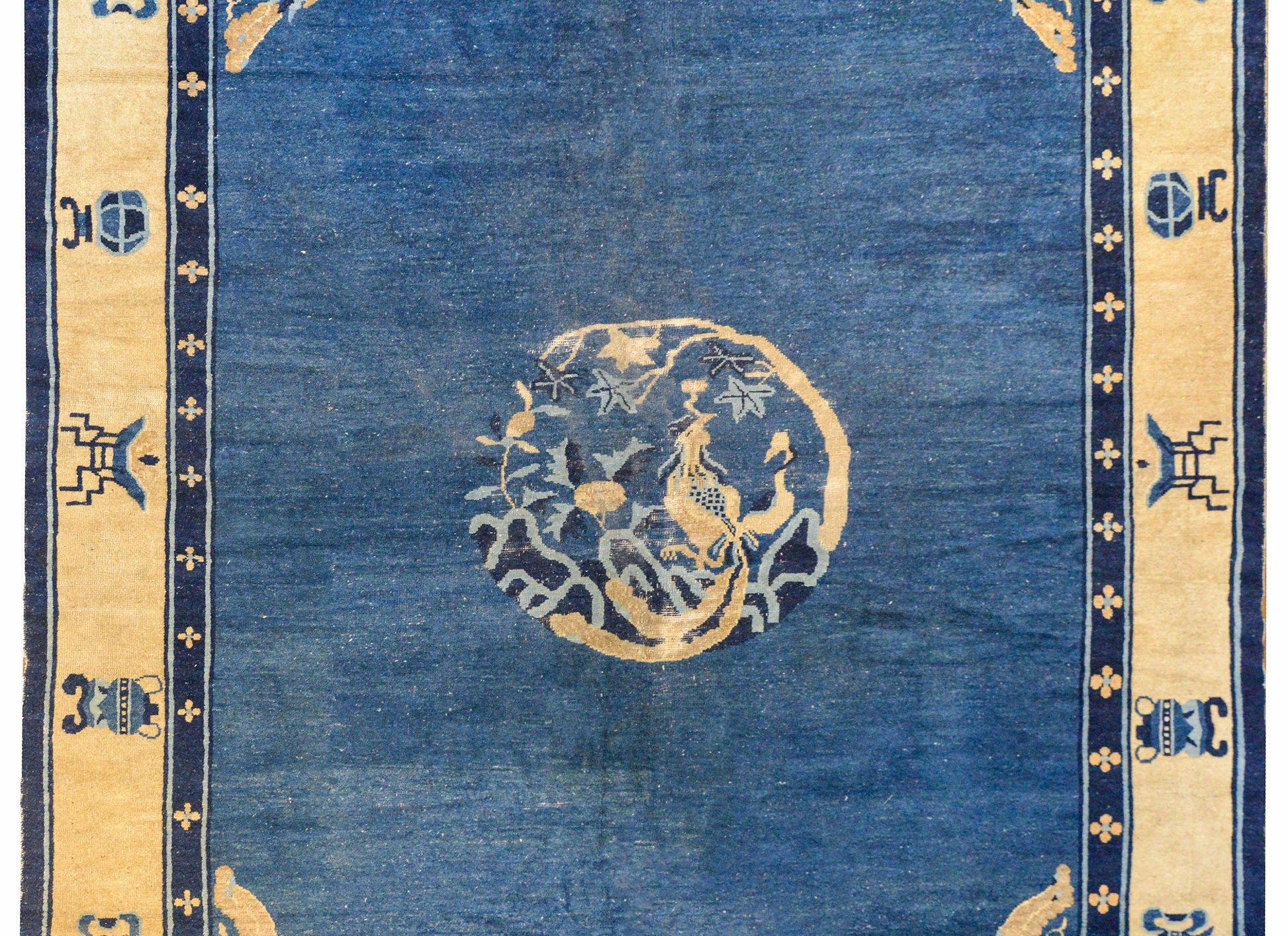 Oustanding Late 19th Century Chinese Peking Rug For Sale