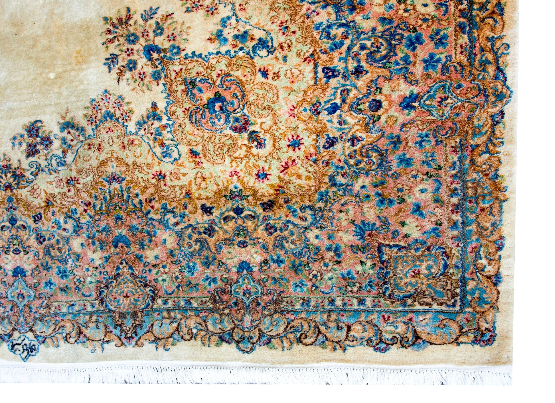 Early 20th Century Persian Kirman Rug For Sale