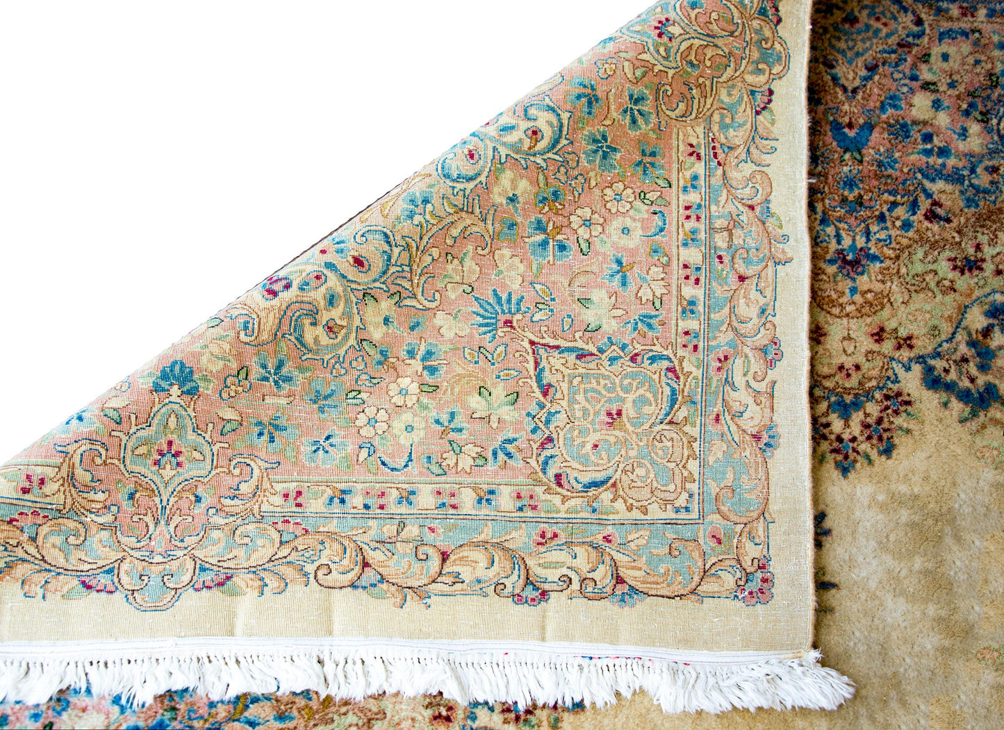 Early 20th Century Persian Kirman Rug For Sale