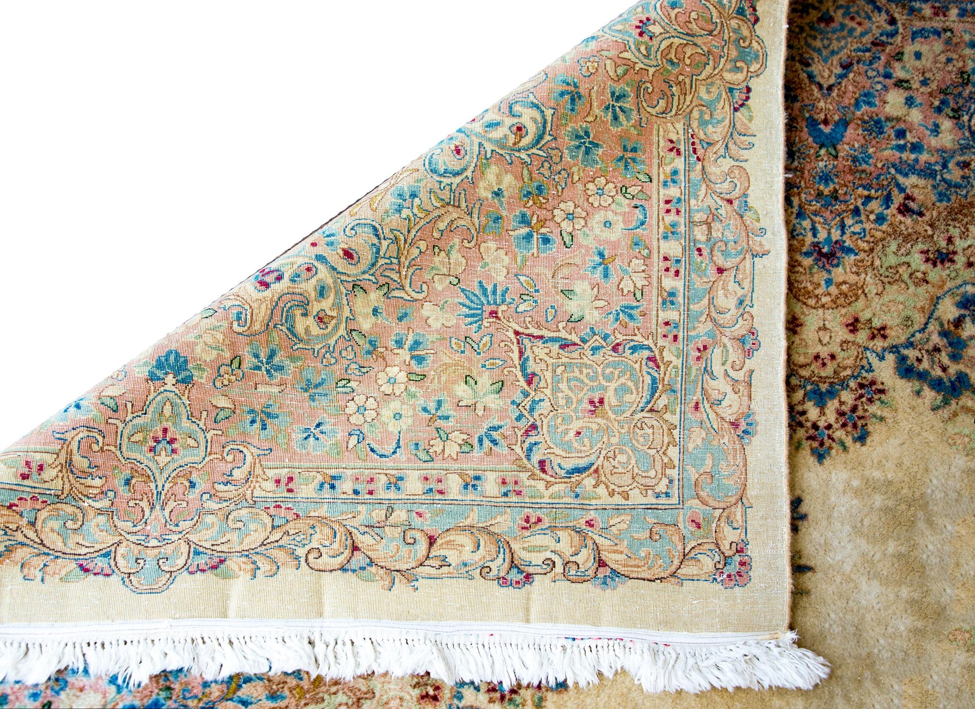 Early 20th Century Persian Kirman Rug For Sale
