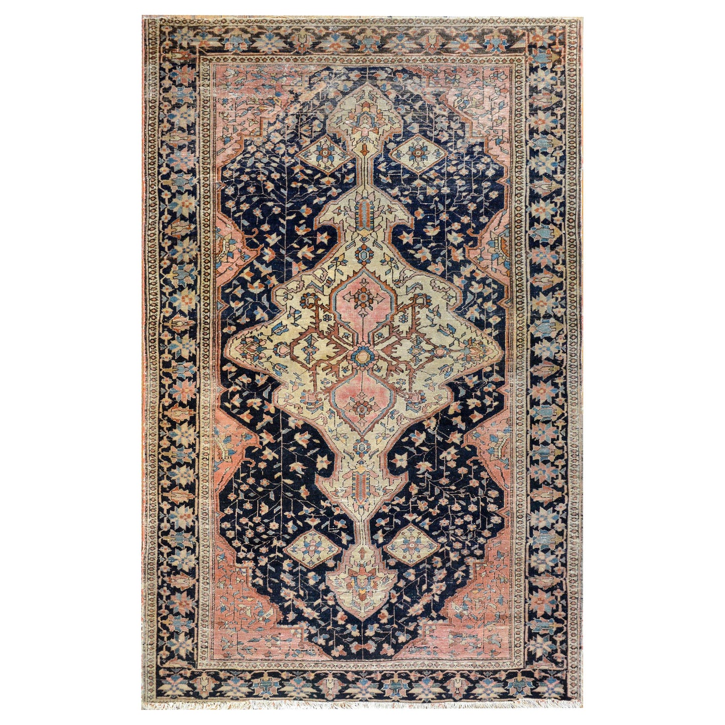 Beautiful Early 20th Century Sarouk Farahan Rug For Sale