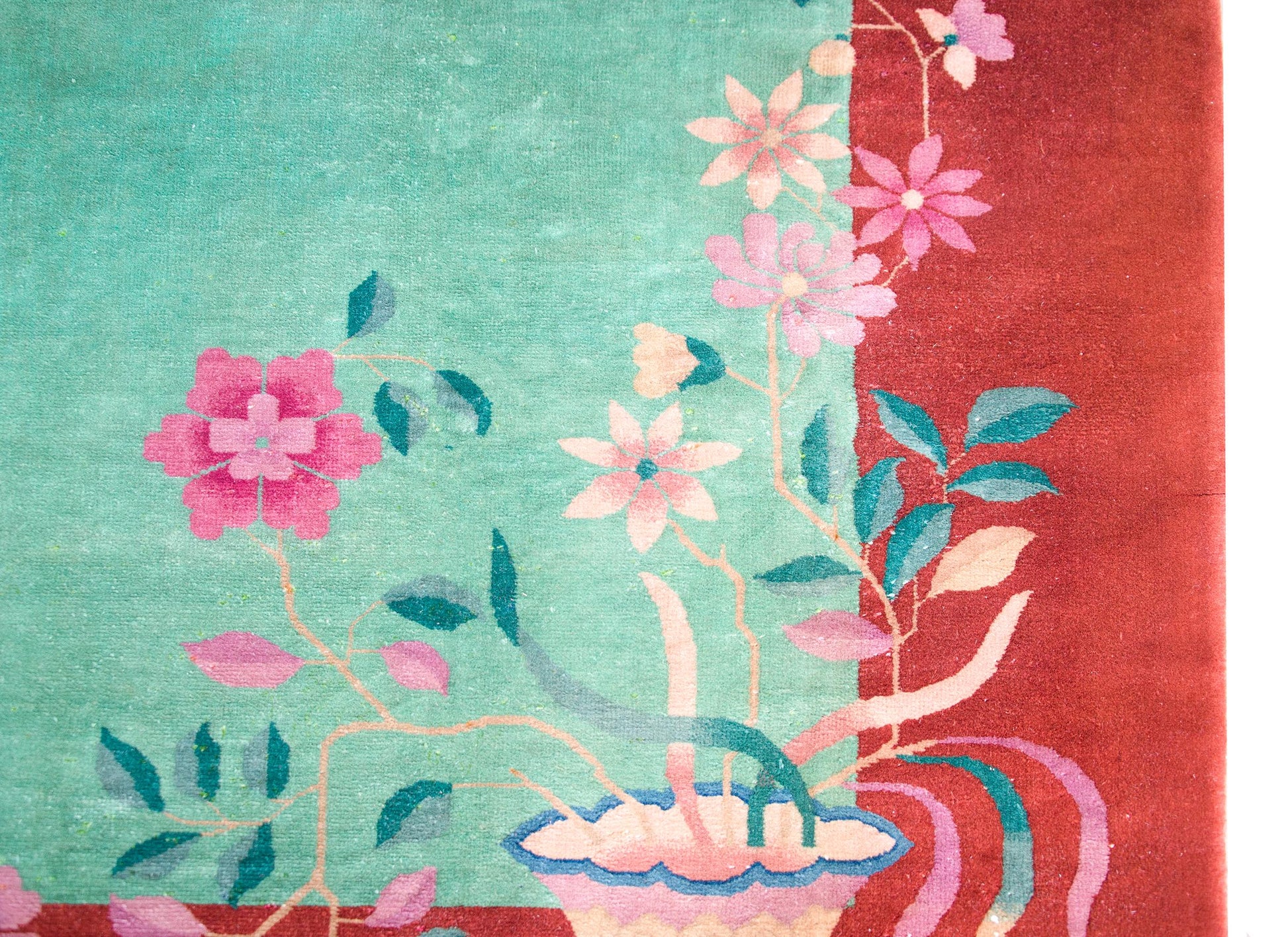 Early 20th Century Chinese Art Deco Rug For Sale