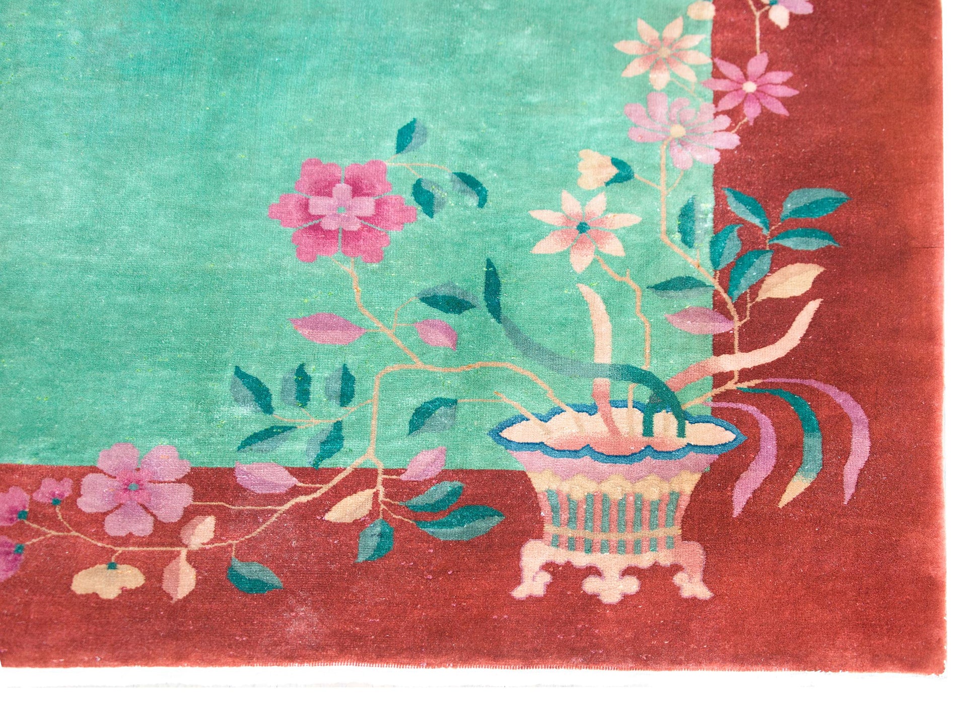 Early 20th Century Chinese Art Deco Rug For Sale
