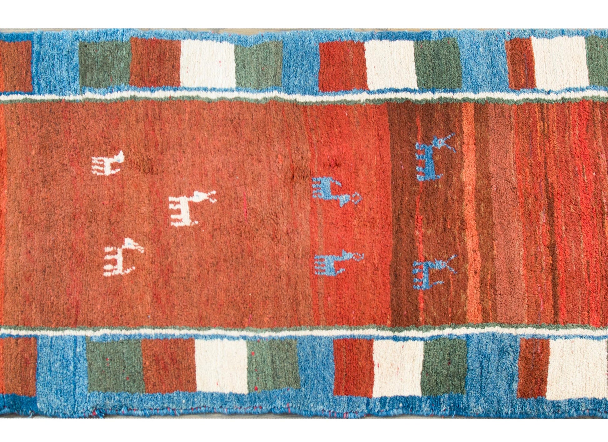 Vintage Persian Gabbeh Rug For Sale