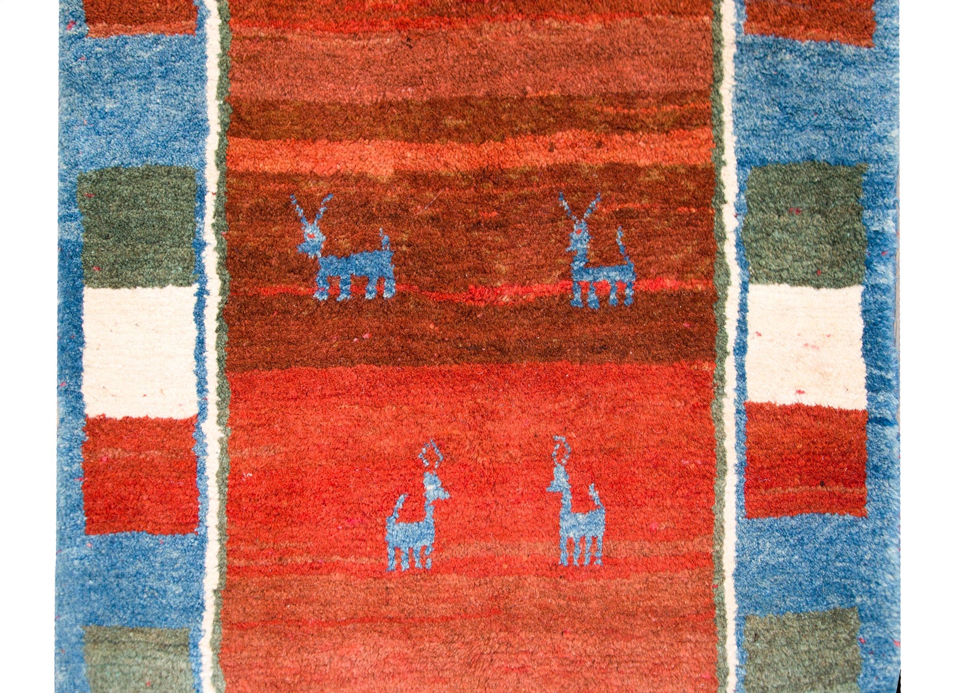 Vintage Persian Gabbeh Rug For Sale