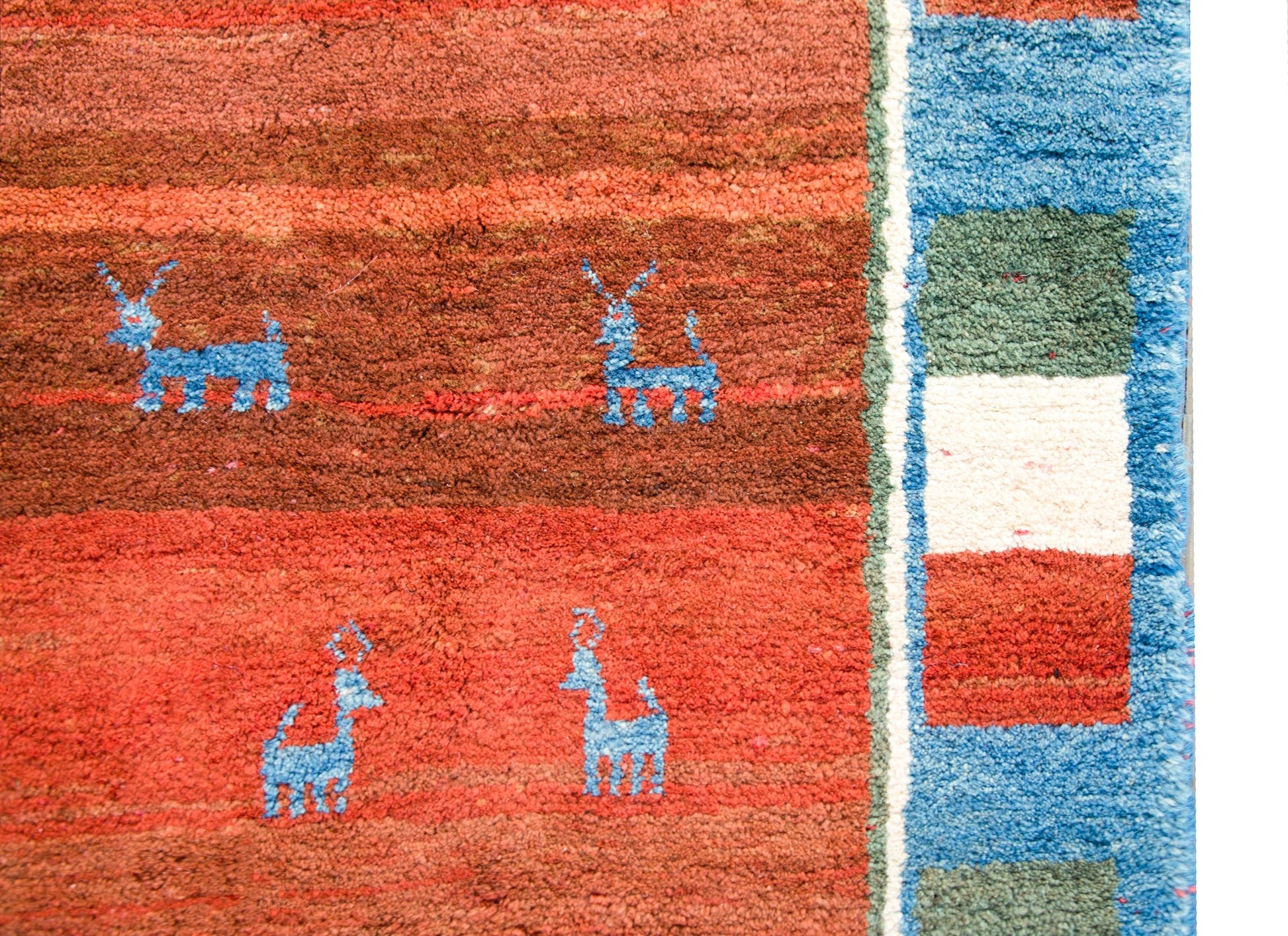 Vintage Persian Gabbeh Rug For Sale