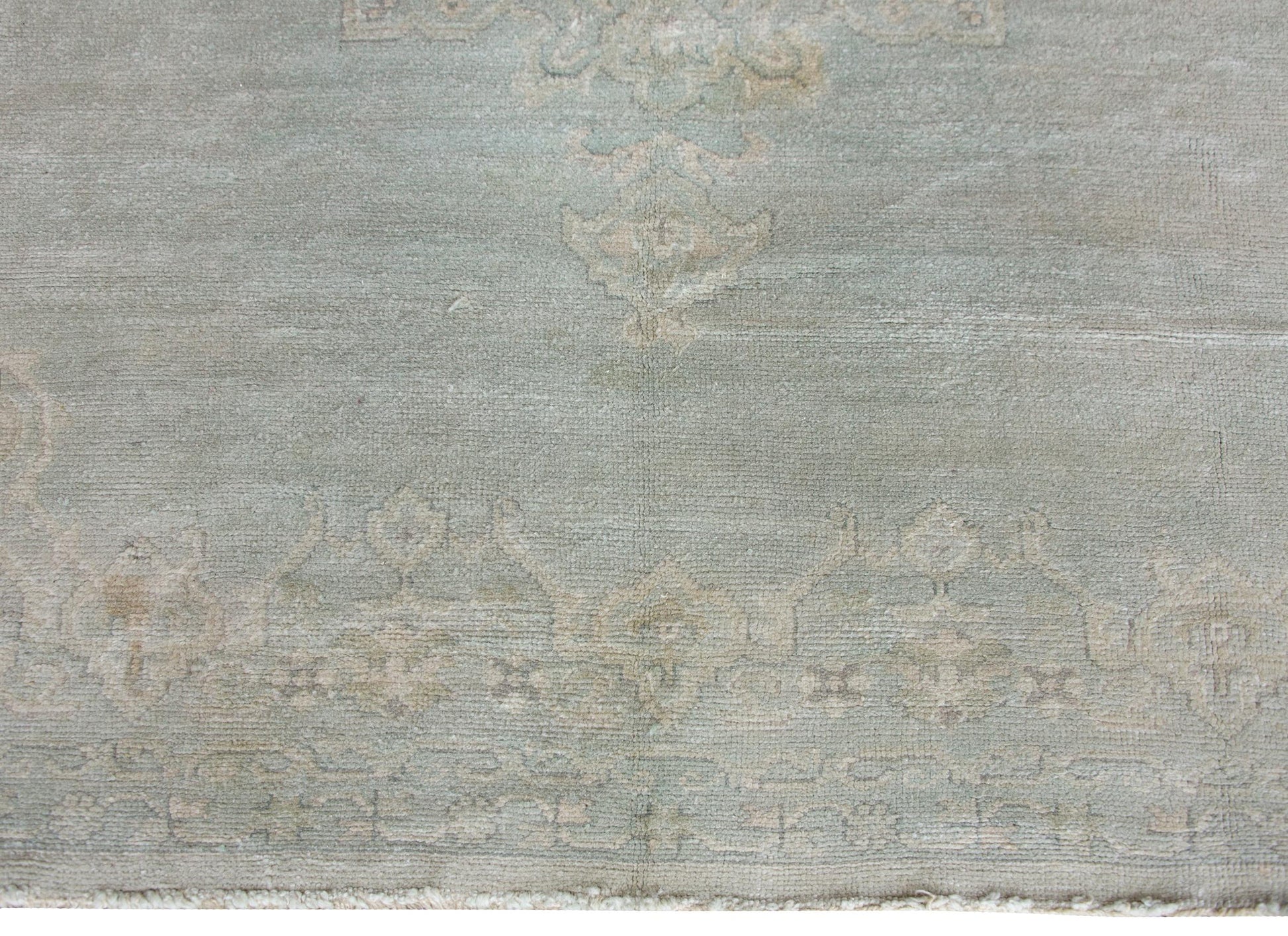 Mid-20th Century Turkish Oushak Rug For Sale