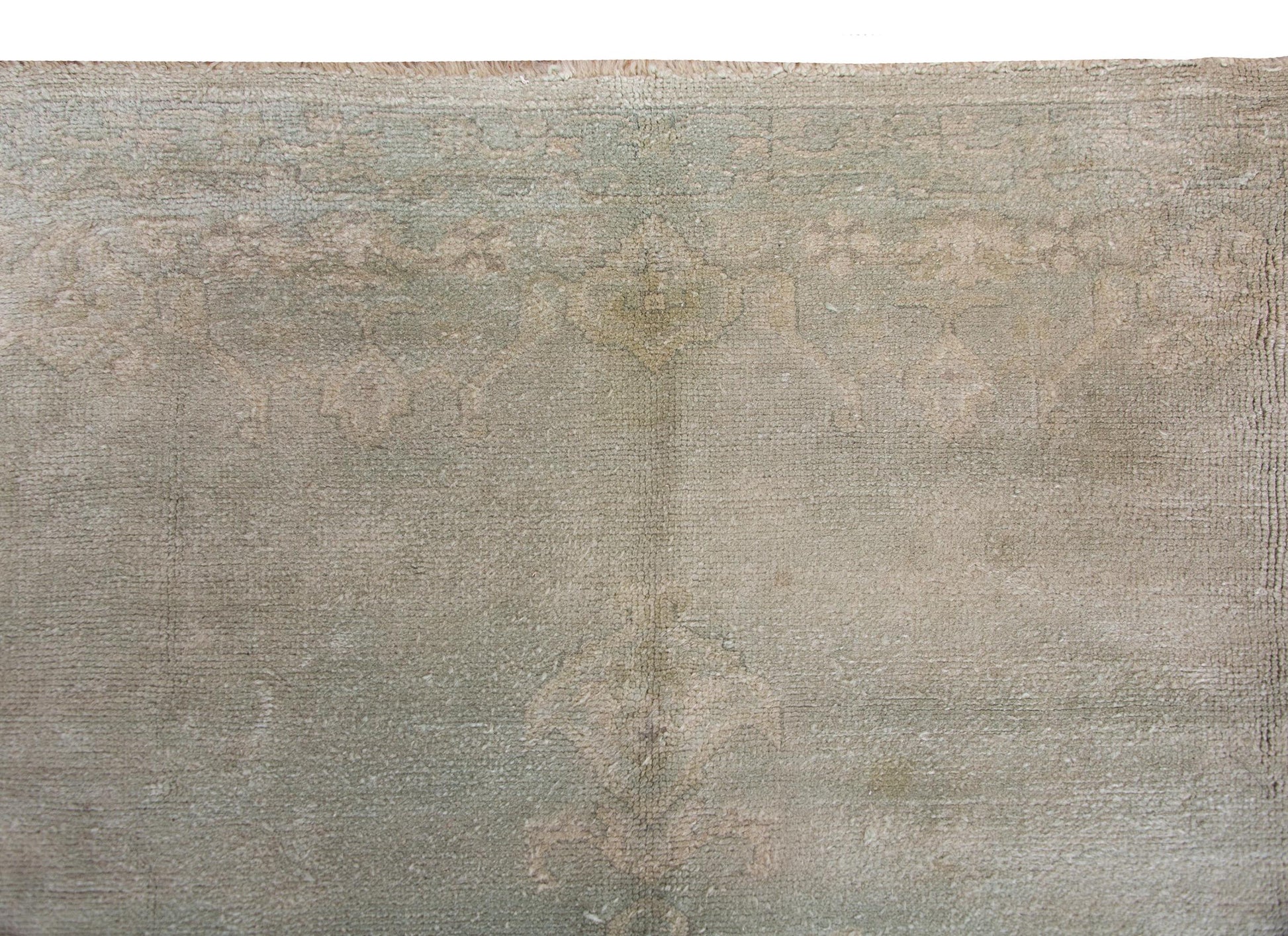 Mid-20th Century Turkish Oushak Rug For Sale