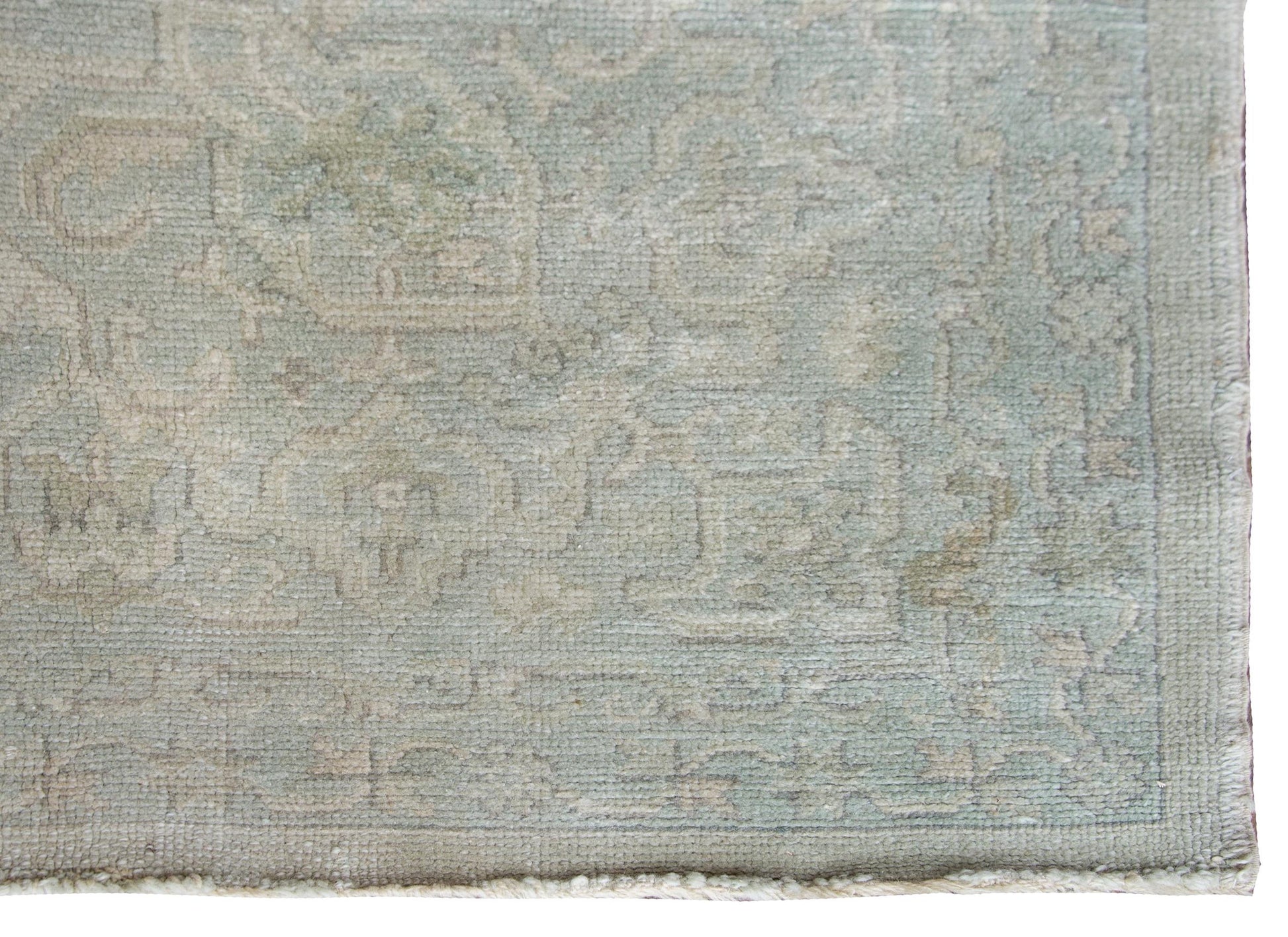 Mid-20th Century Turkish Oushak Rug For Sale