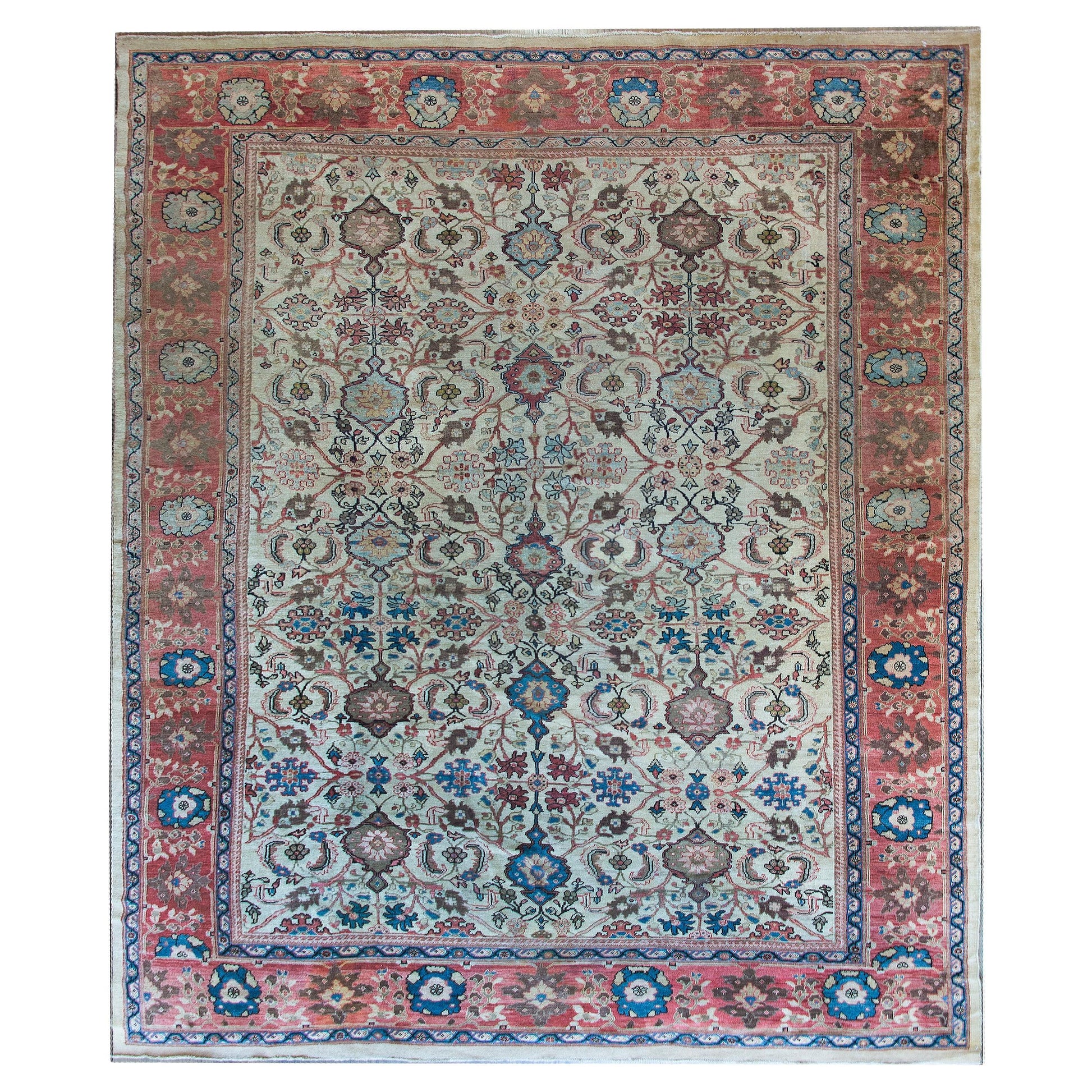 Early 20th Century Persian Sultanabad Rug For Sale