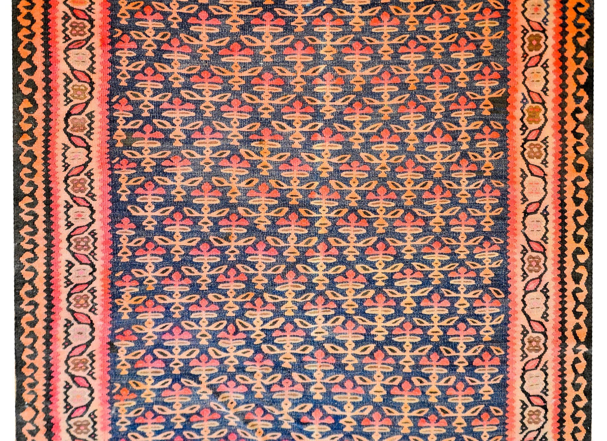 Gorgeous Early 20th Century Kurdish Kilim Rug For Sale