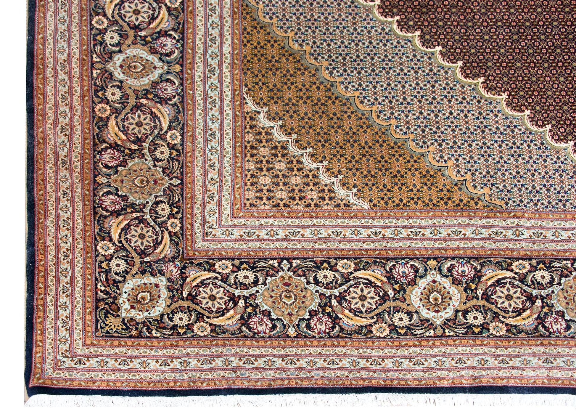 Vintage Persian Tabriz Rug For Sale