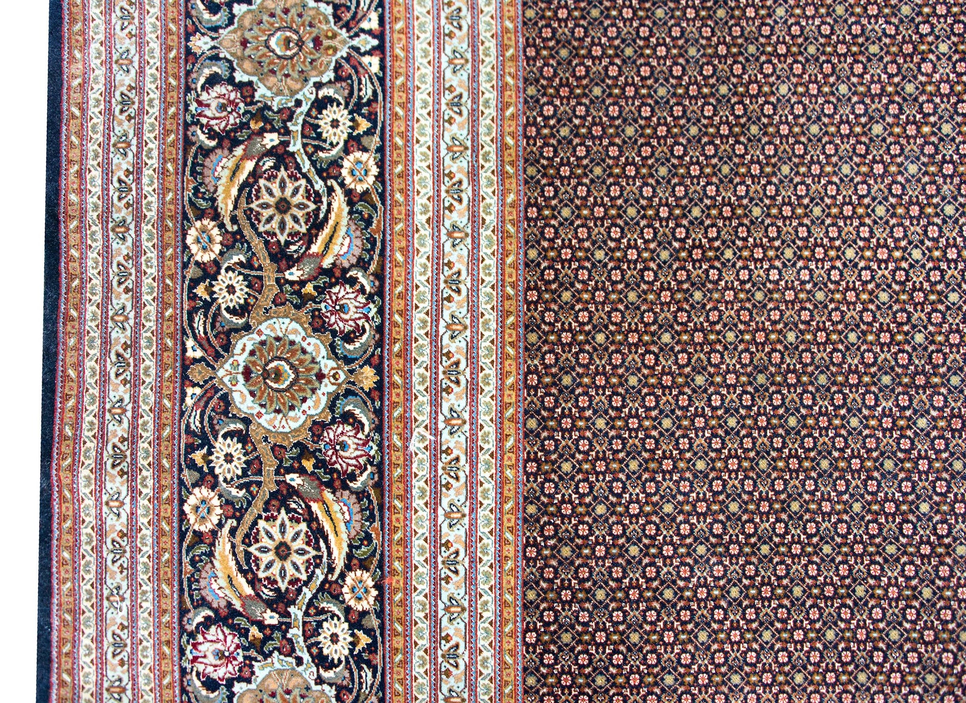 Vintage Persian Tabriz Rug For Sale