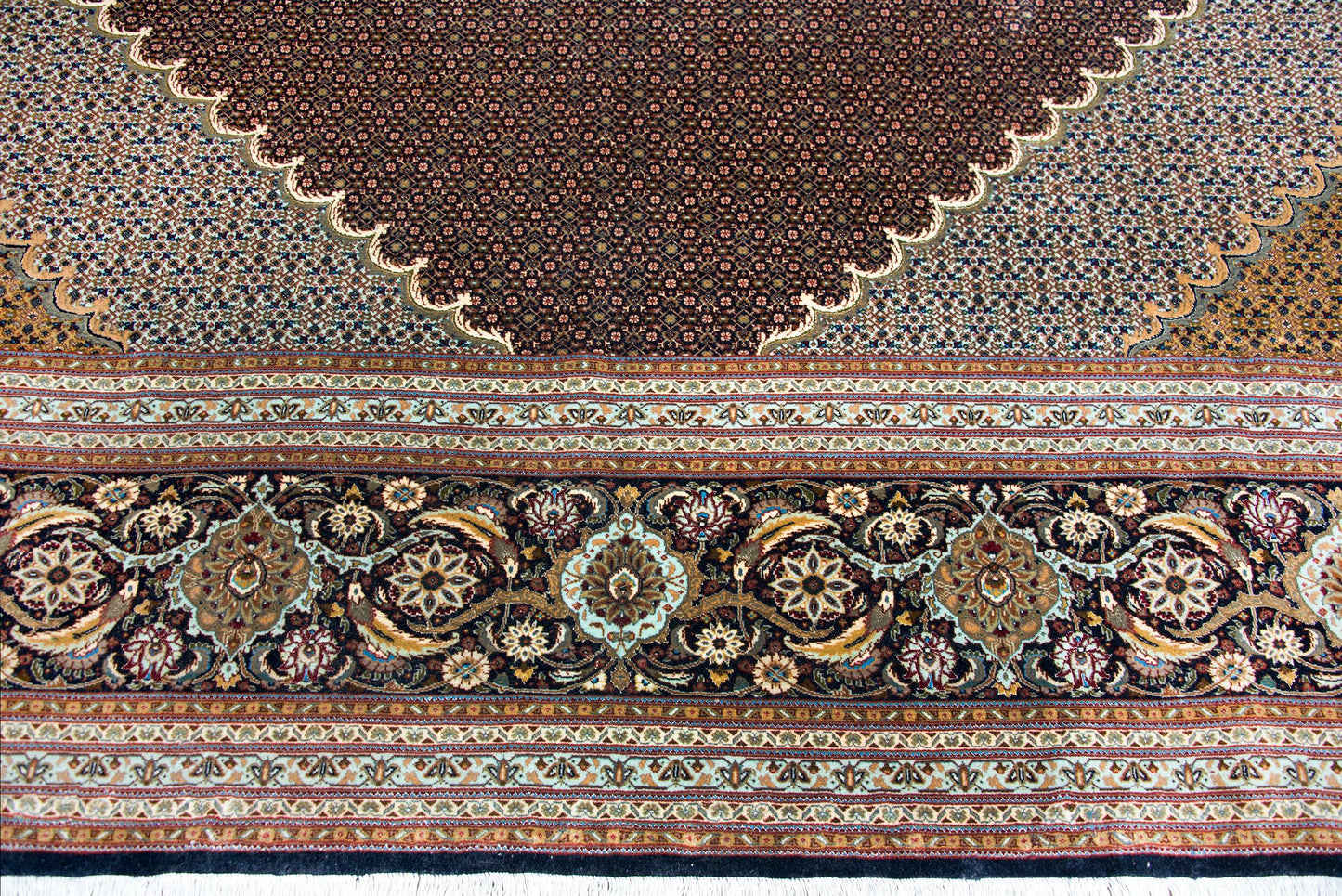 Vintage Persian Tabriz Rug For Sale