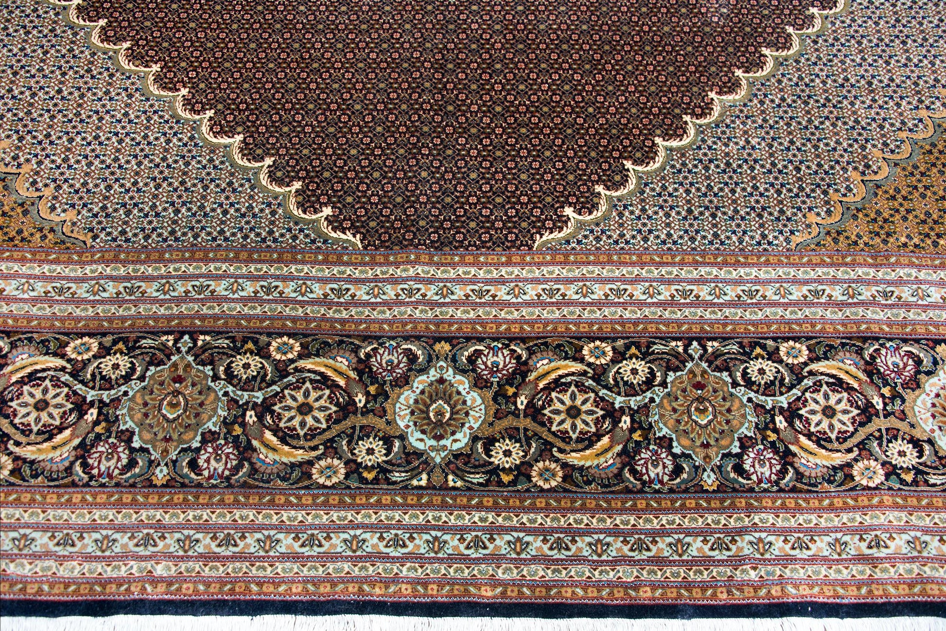 Vintage Persian Tabriz Rug For Sale