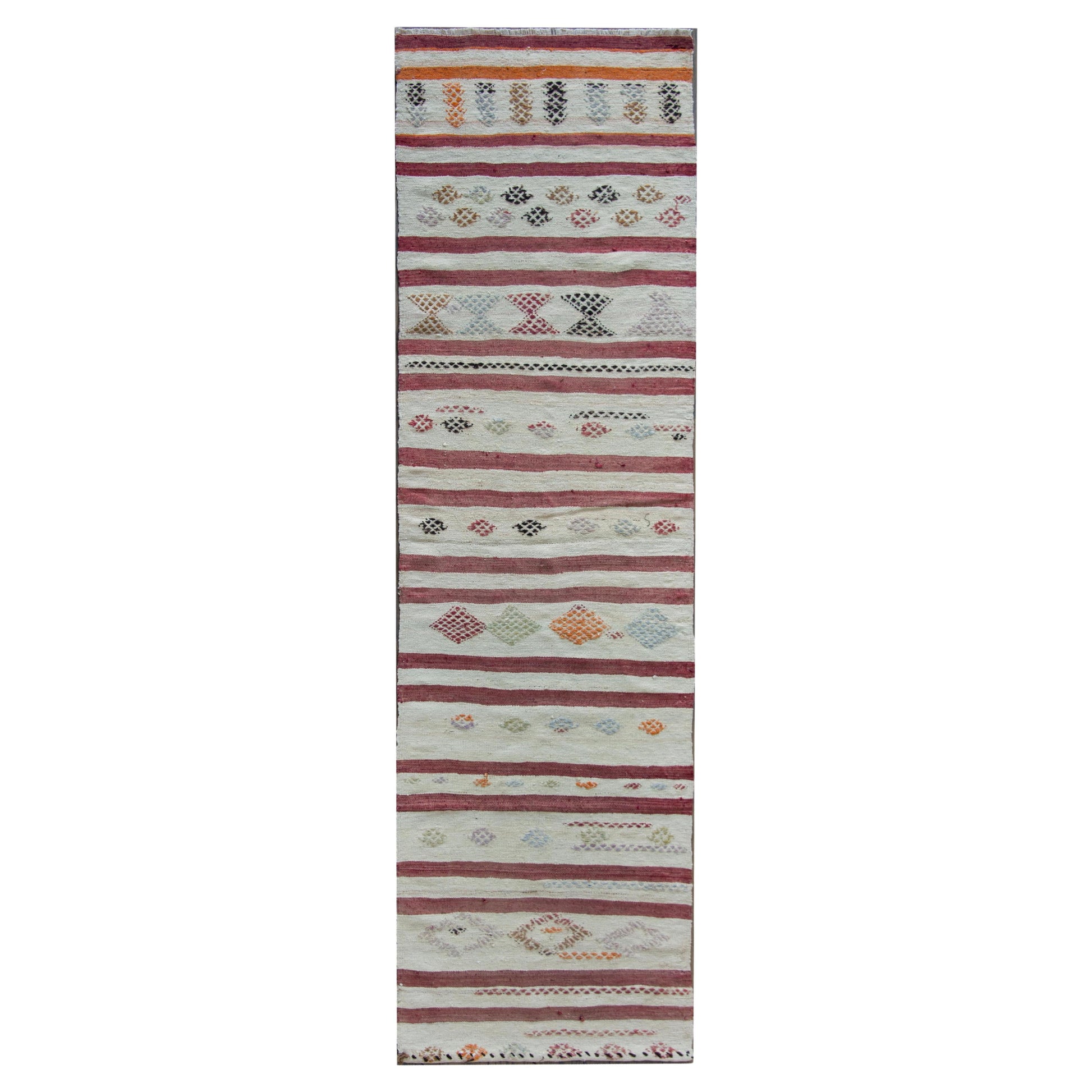 Vintage Turkish Konya Kilim Rug For Sale