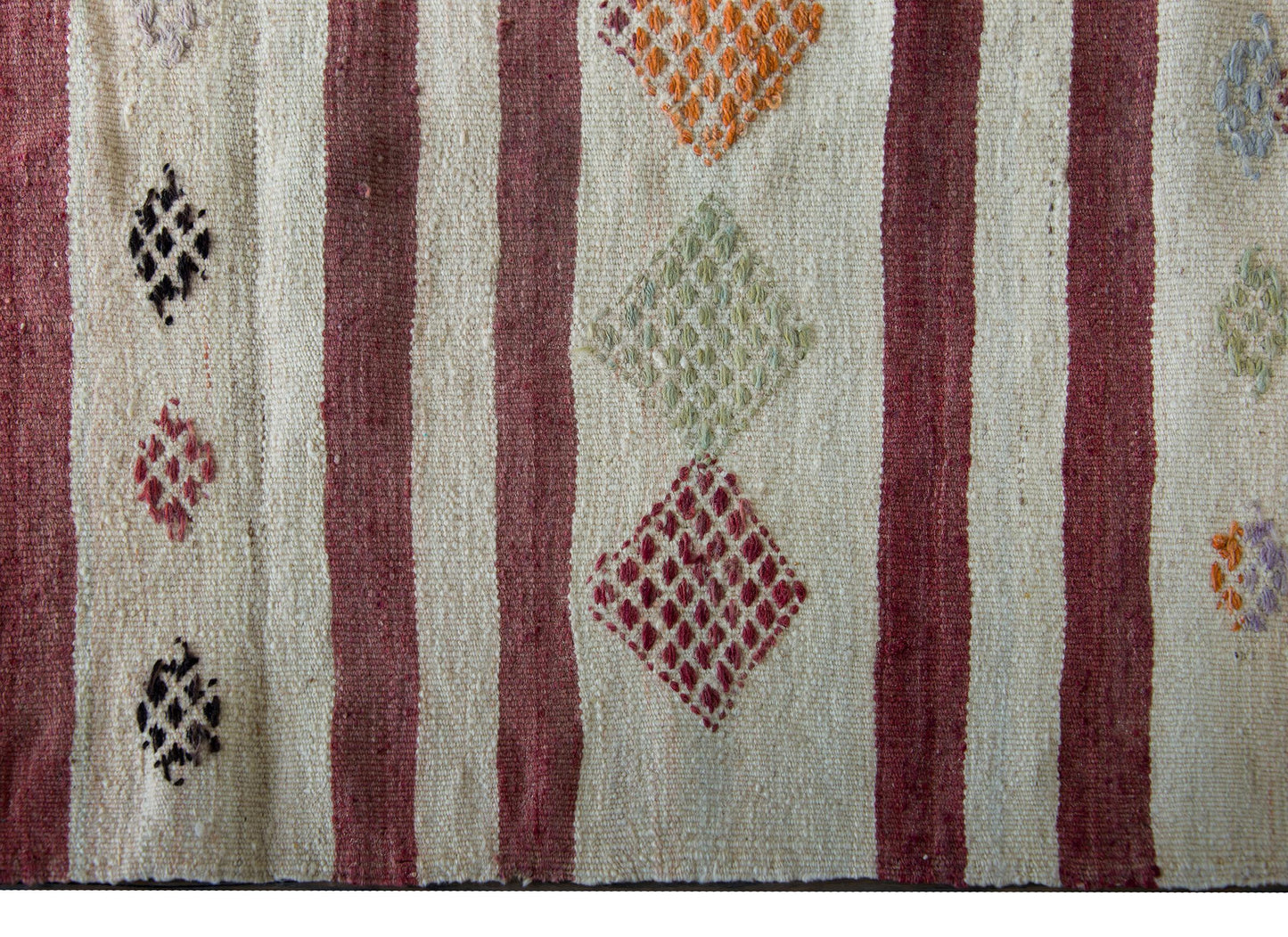 Vintage Turkish Konya Kilim Rug For Sale