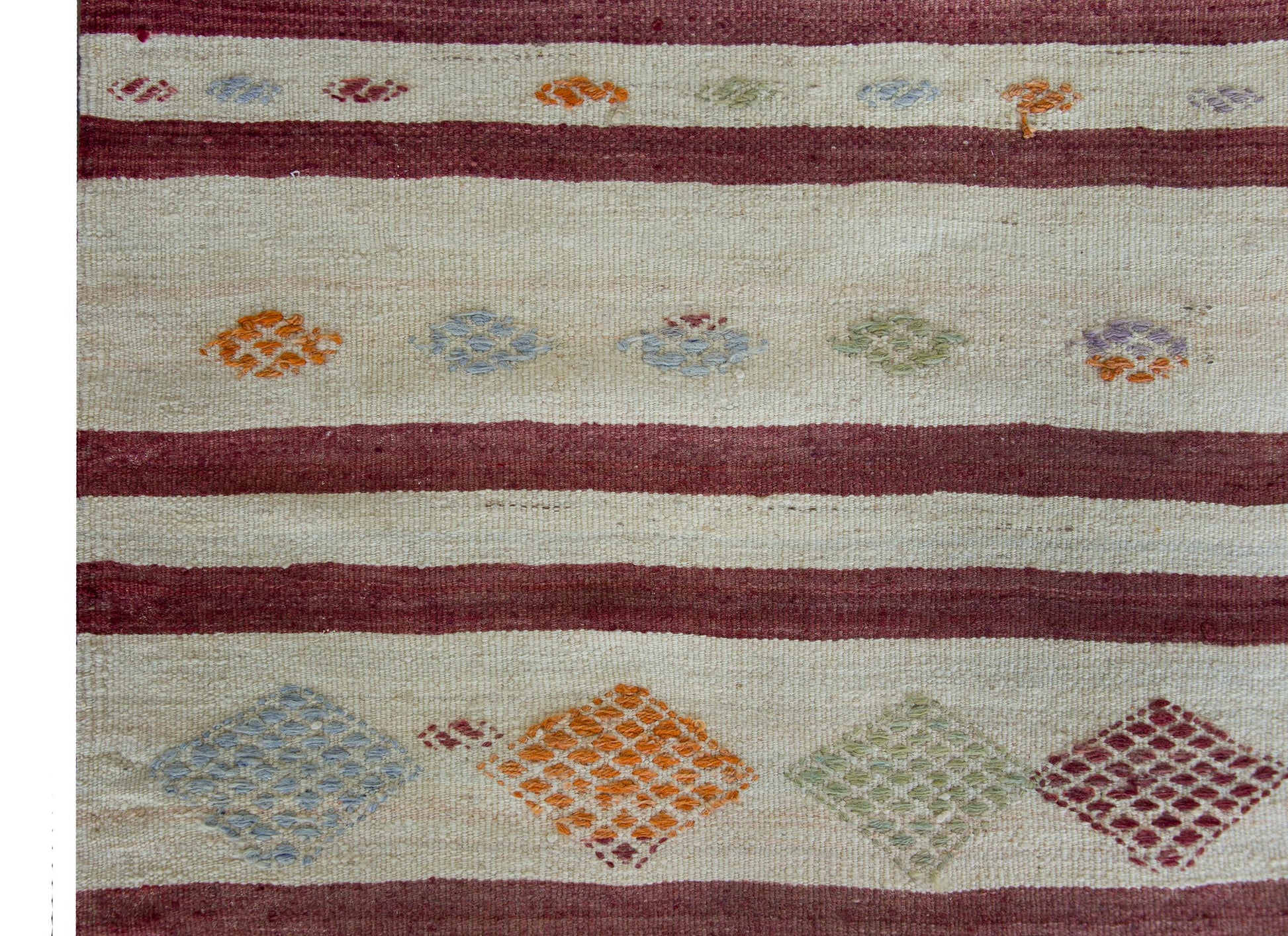 Vintage Turkish Konya Kilim Rug For Sale