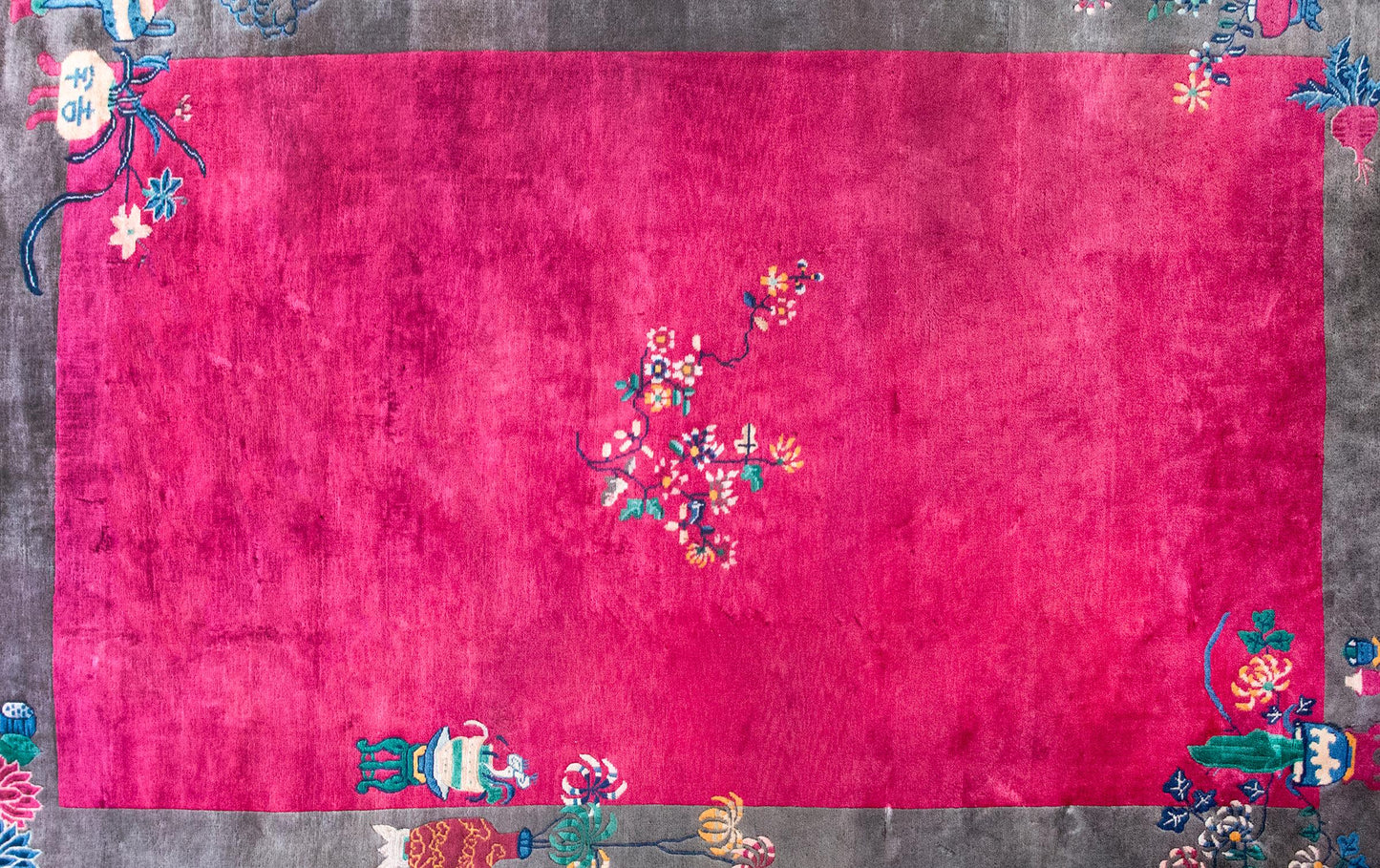 Early 20th Century Chinese Art Deco Rug For Sale