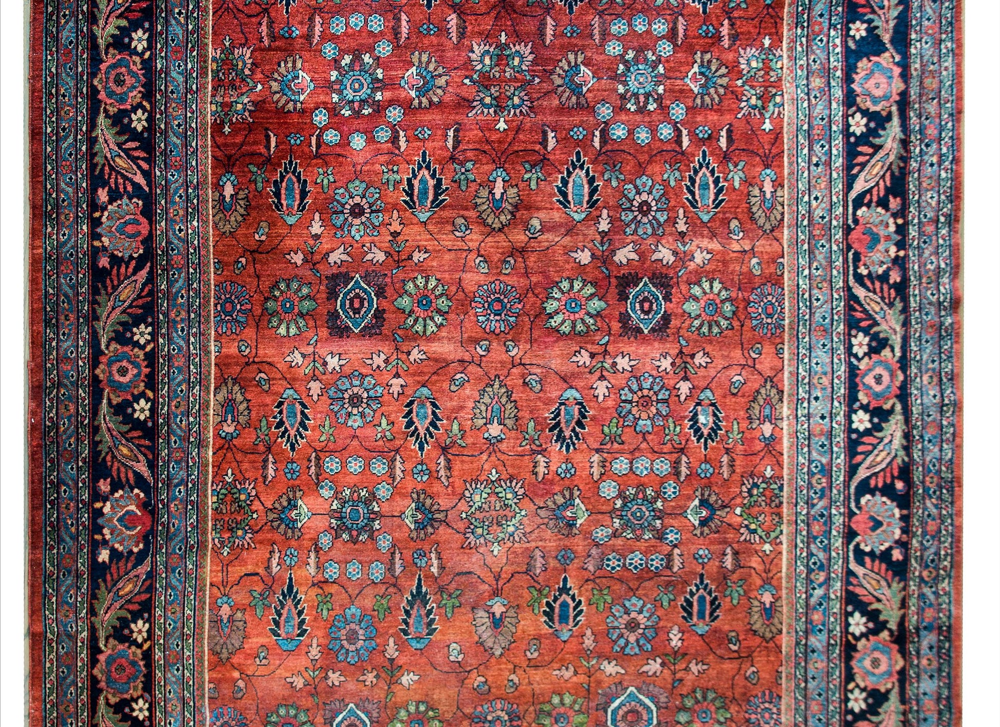 Early 20th Century Persian Sarouk Mahal Rug For Sale