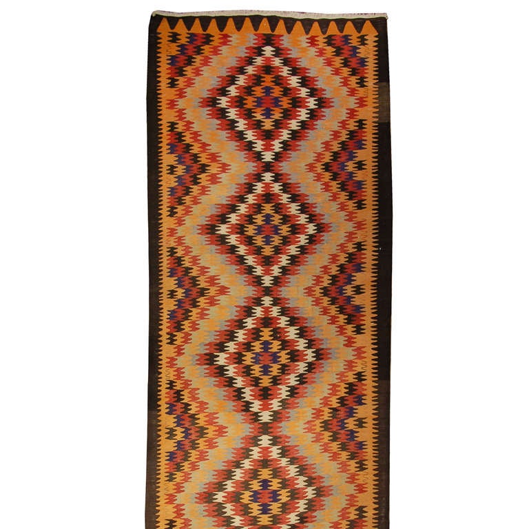 Early 20th Century Persian Ersari Runner For Sale