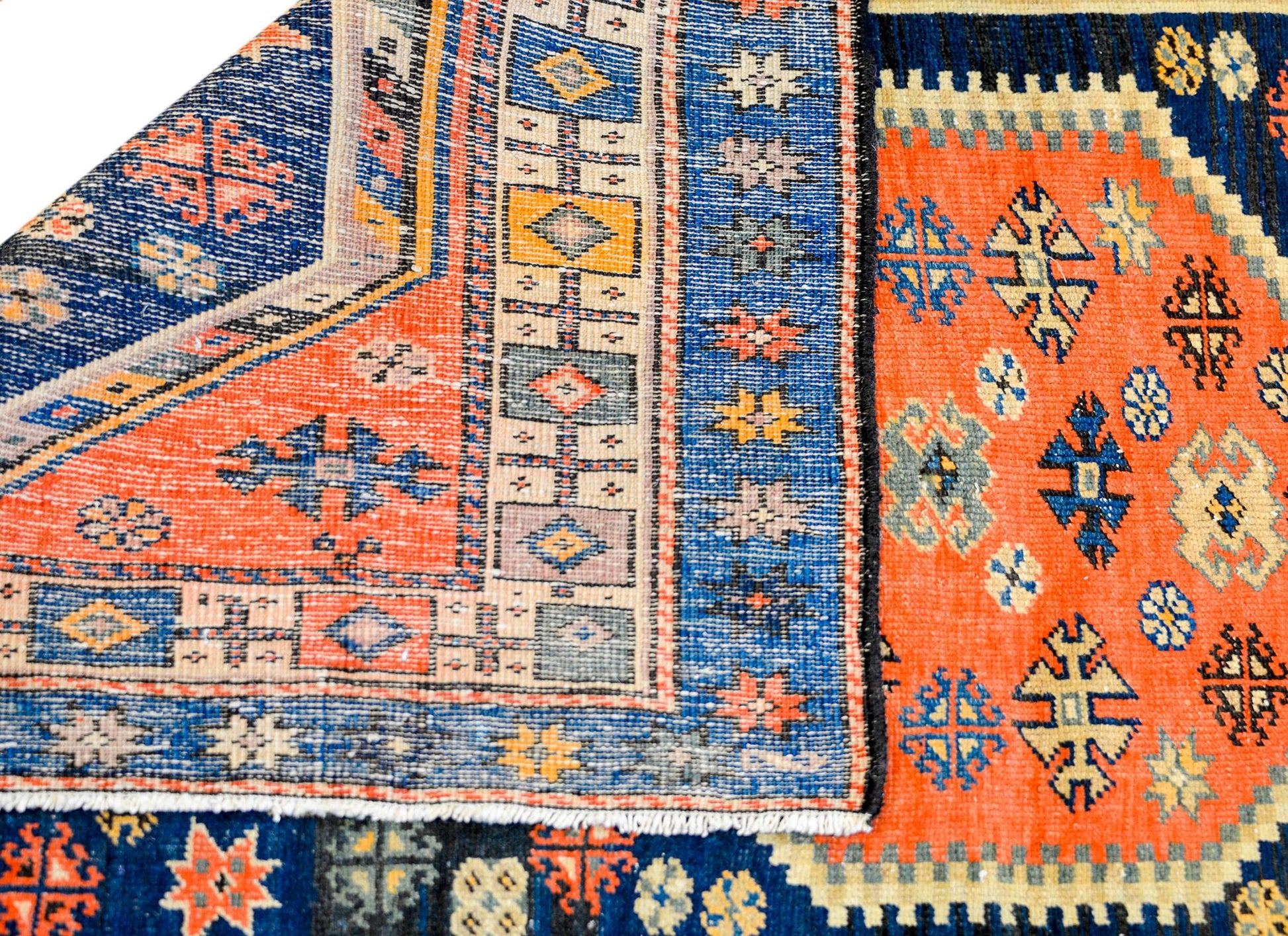 Vivid Early 20th Century Azeri Rug For Sale