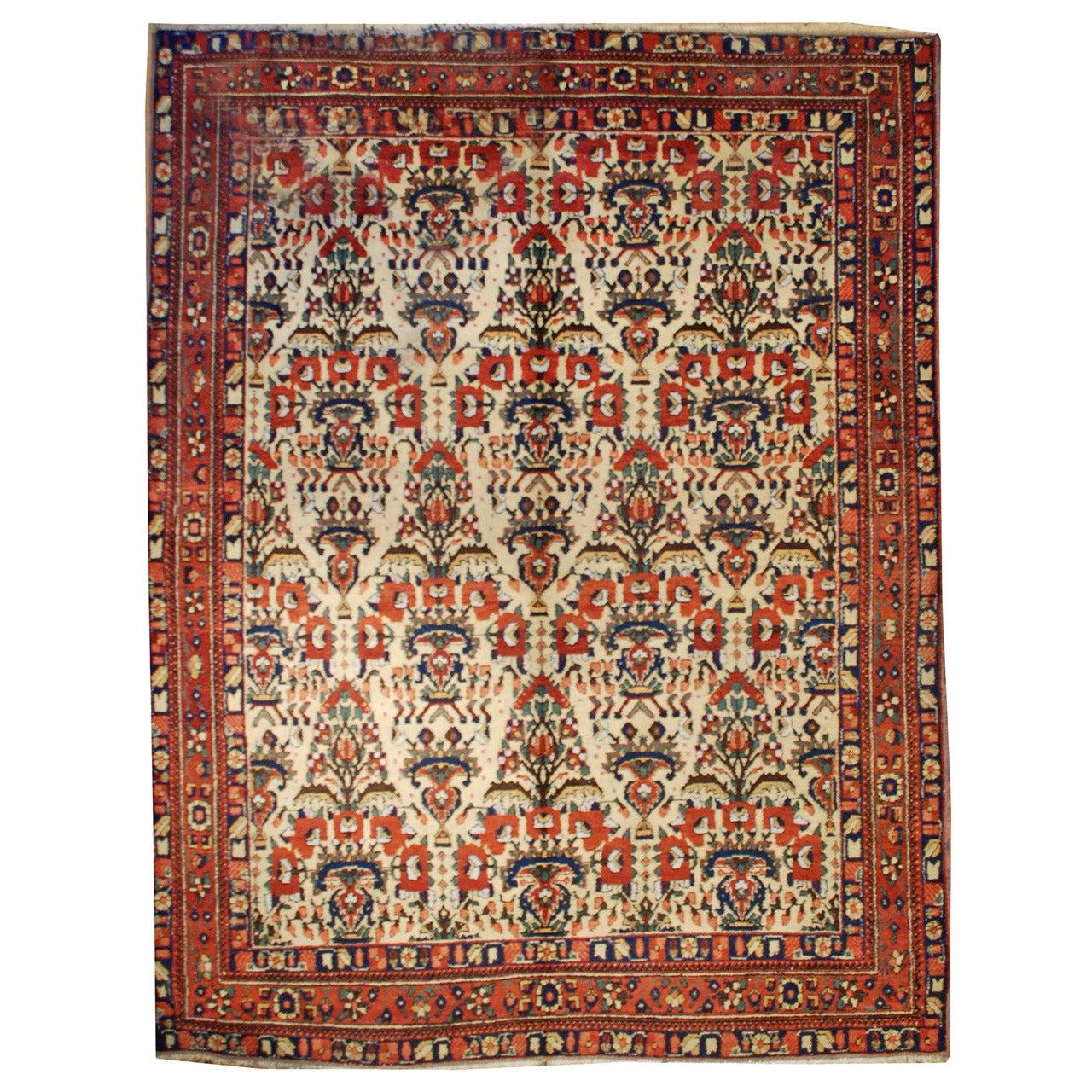 Early 20th Century Afshar Rug For Sale