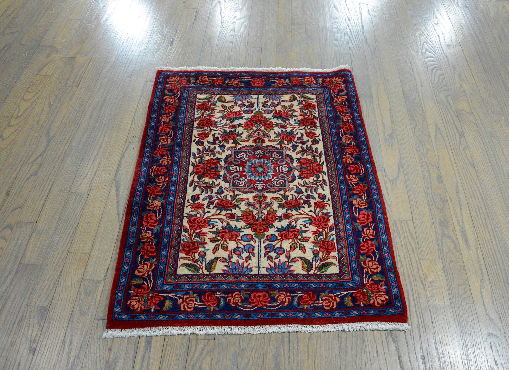 Wonderful Vintage Persian Bidjar Rug For Sale