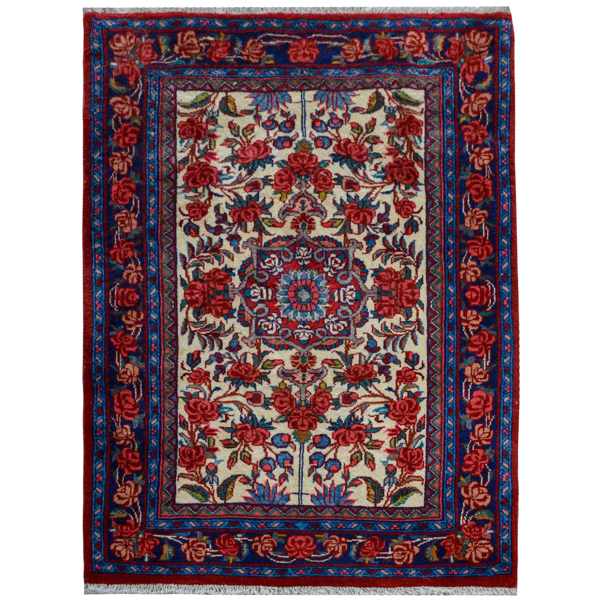 Wonderful Vintage Persian Bidjar Rug For Sale