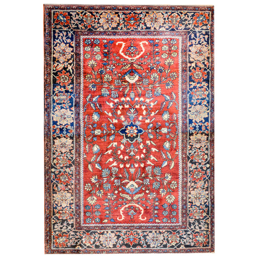 Beautiful Early 20th Century Sarouk Farahan Rug For Sale