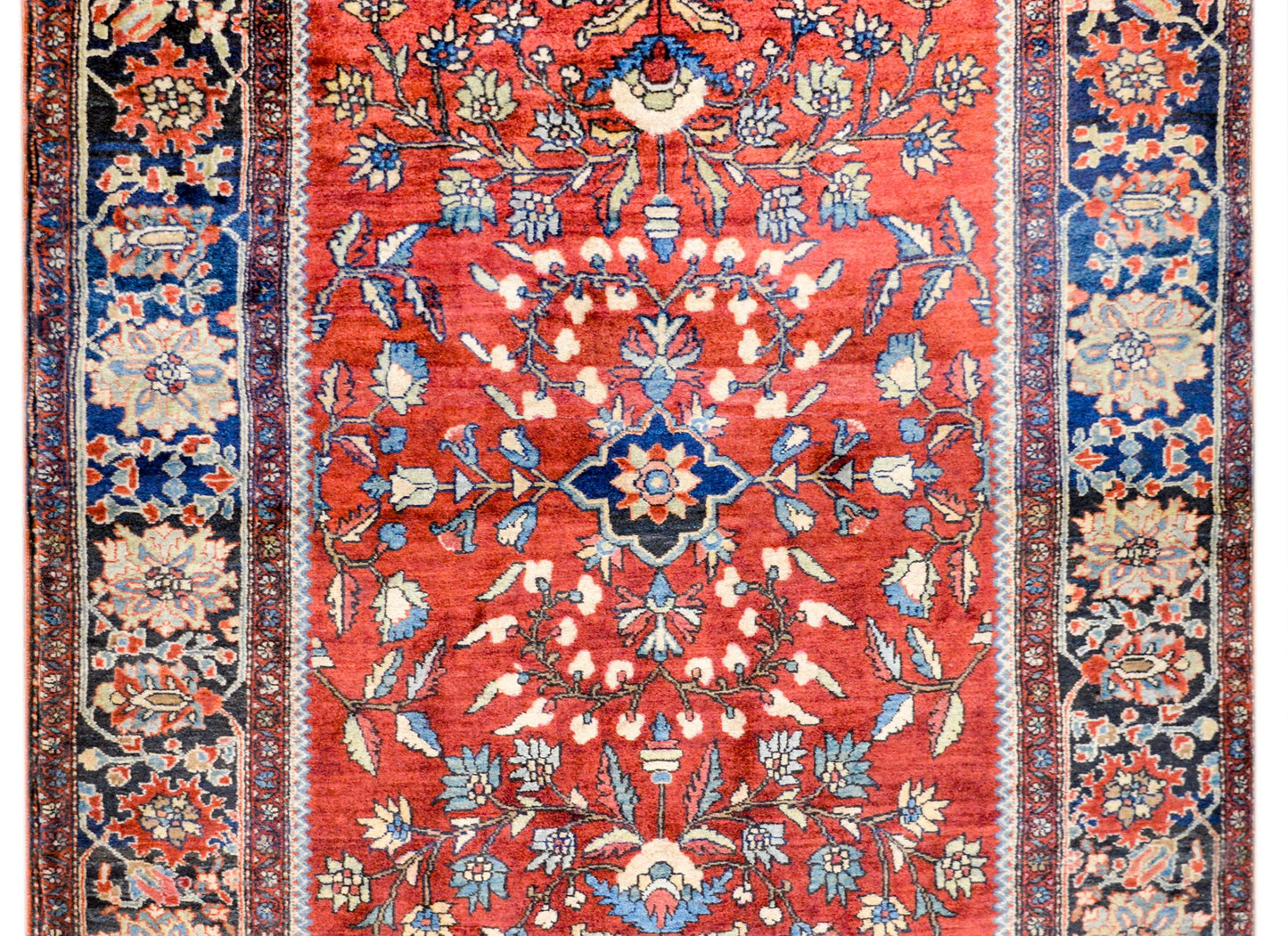 Beautiful Early 20th Century Sarouk Farahan Rug For Sale