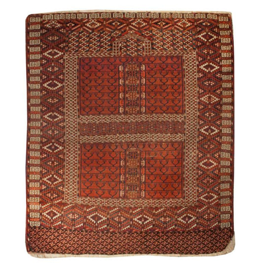 19th Century Engsi Prayer Rug For Sale