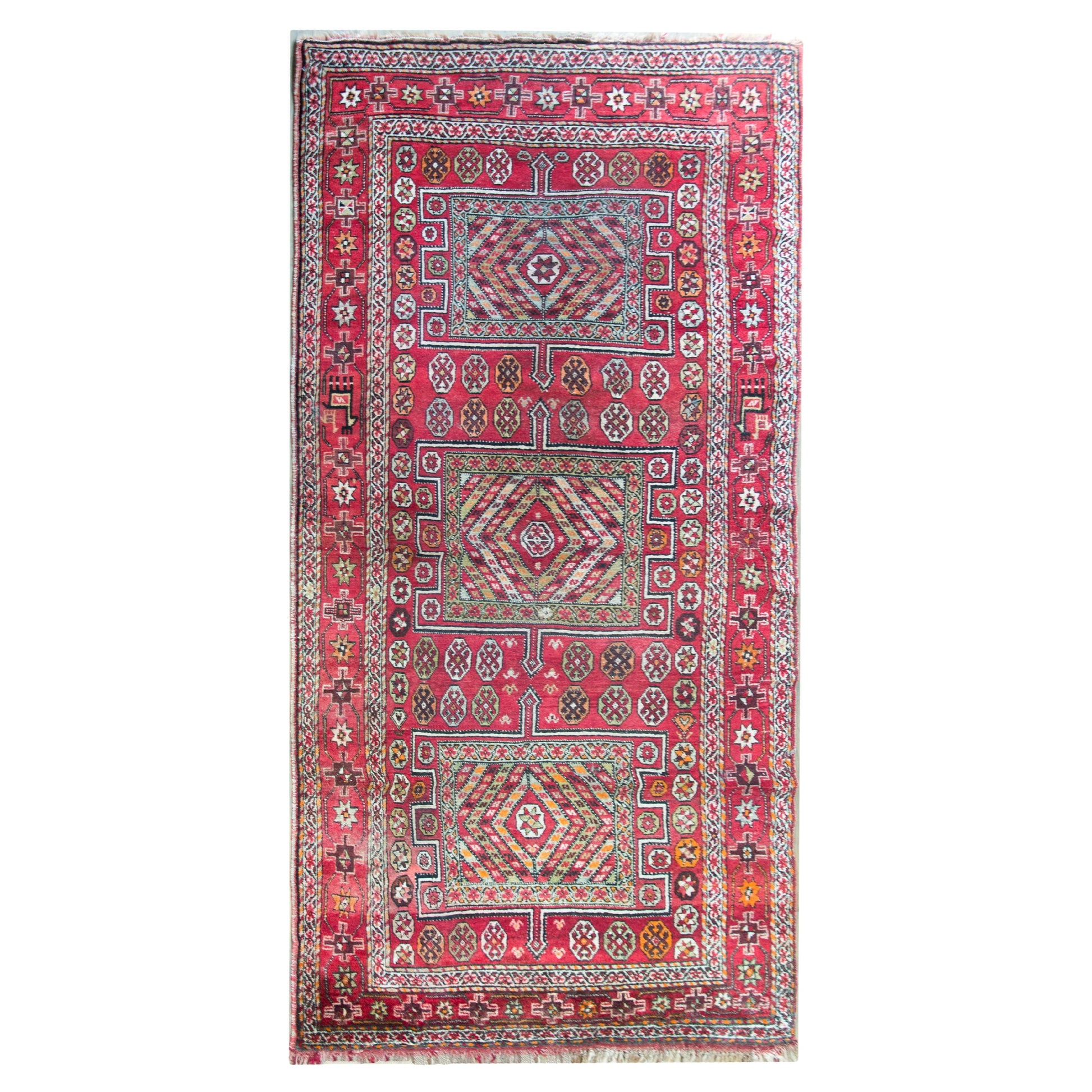 Early 20th Century Anatolian Turkish Rug For Sale