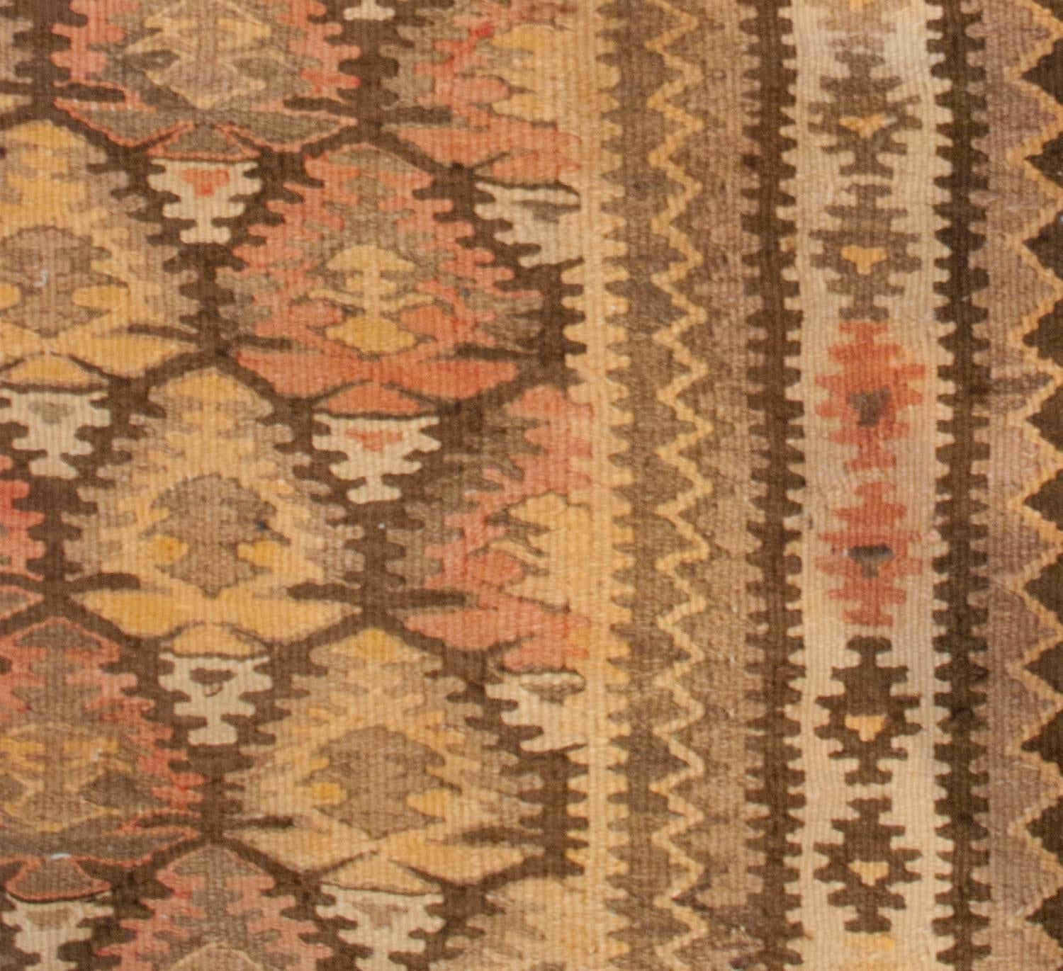 Wonderful Early 20th Century Qazvin Runner For Sale