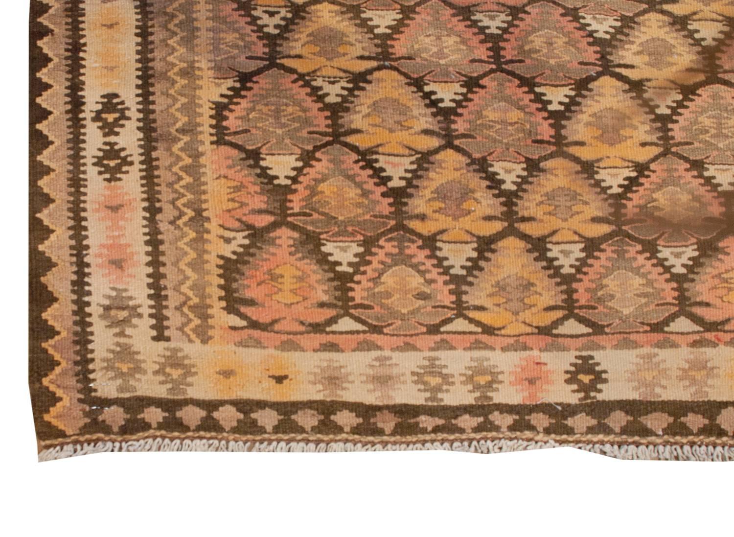 Wonderful Early 20th Century Qazvin Runner For Sale