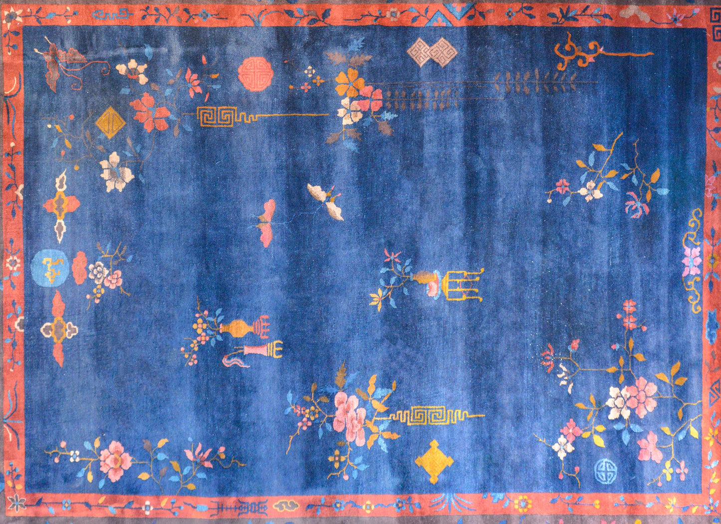 Exquisite Chinese Art Deco Rug For Sale