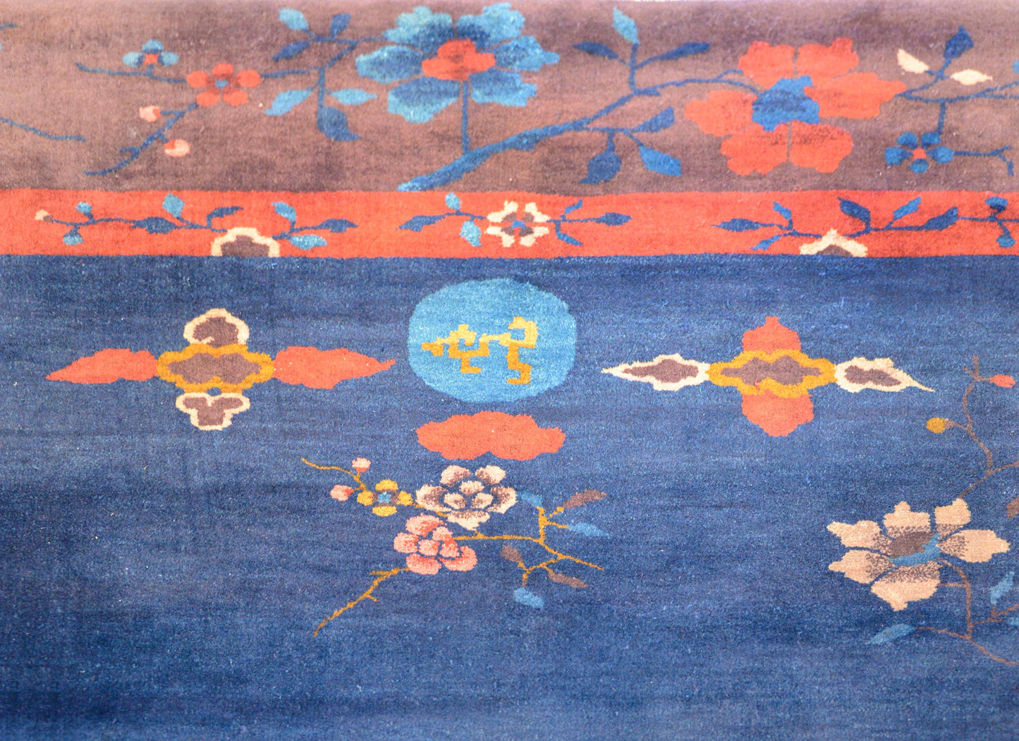 Exquisite Chinese Art Deco Rug For Sale