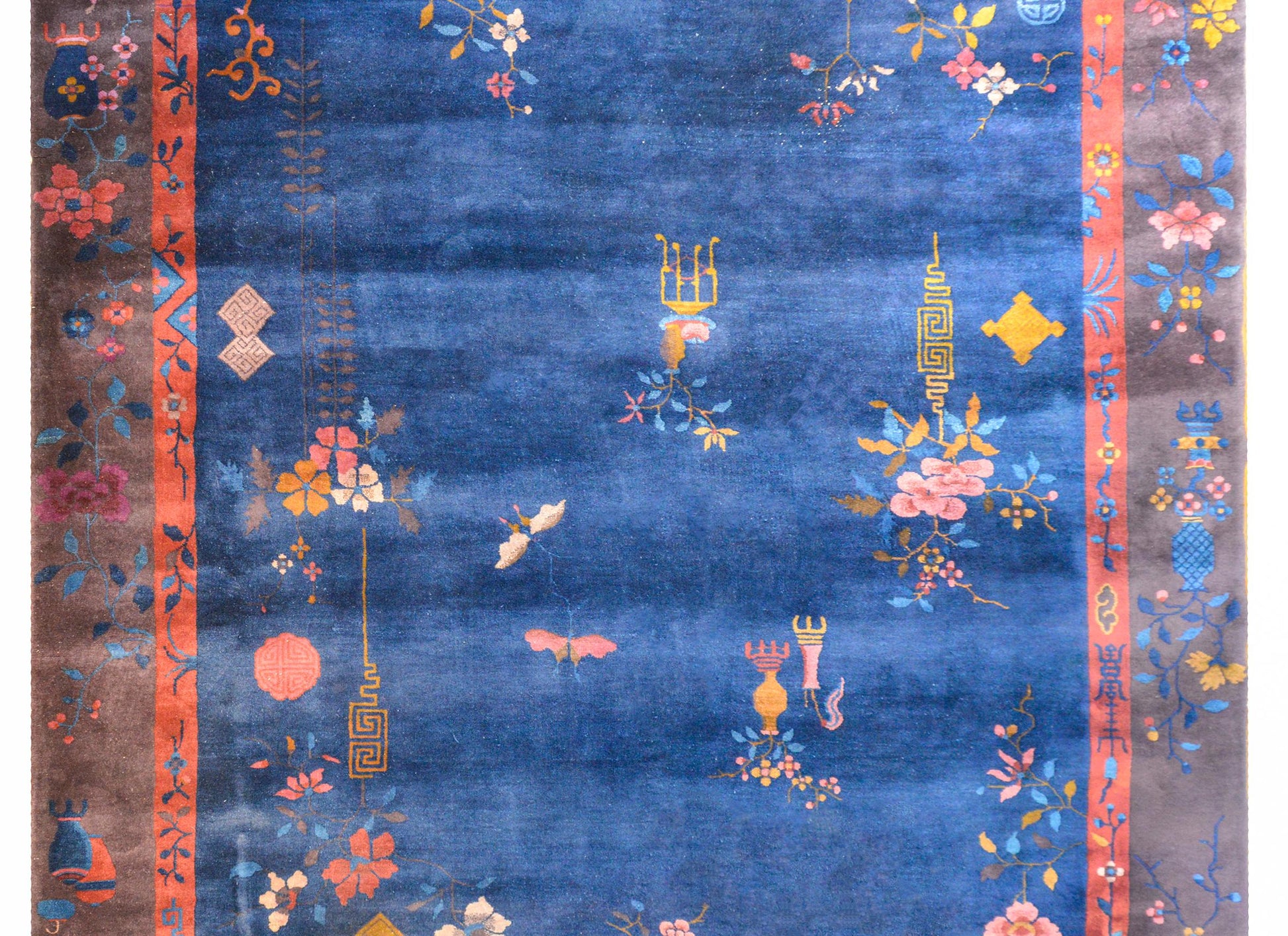 Exquisite Chinese Art Deco Rug For Sale
