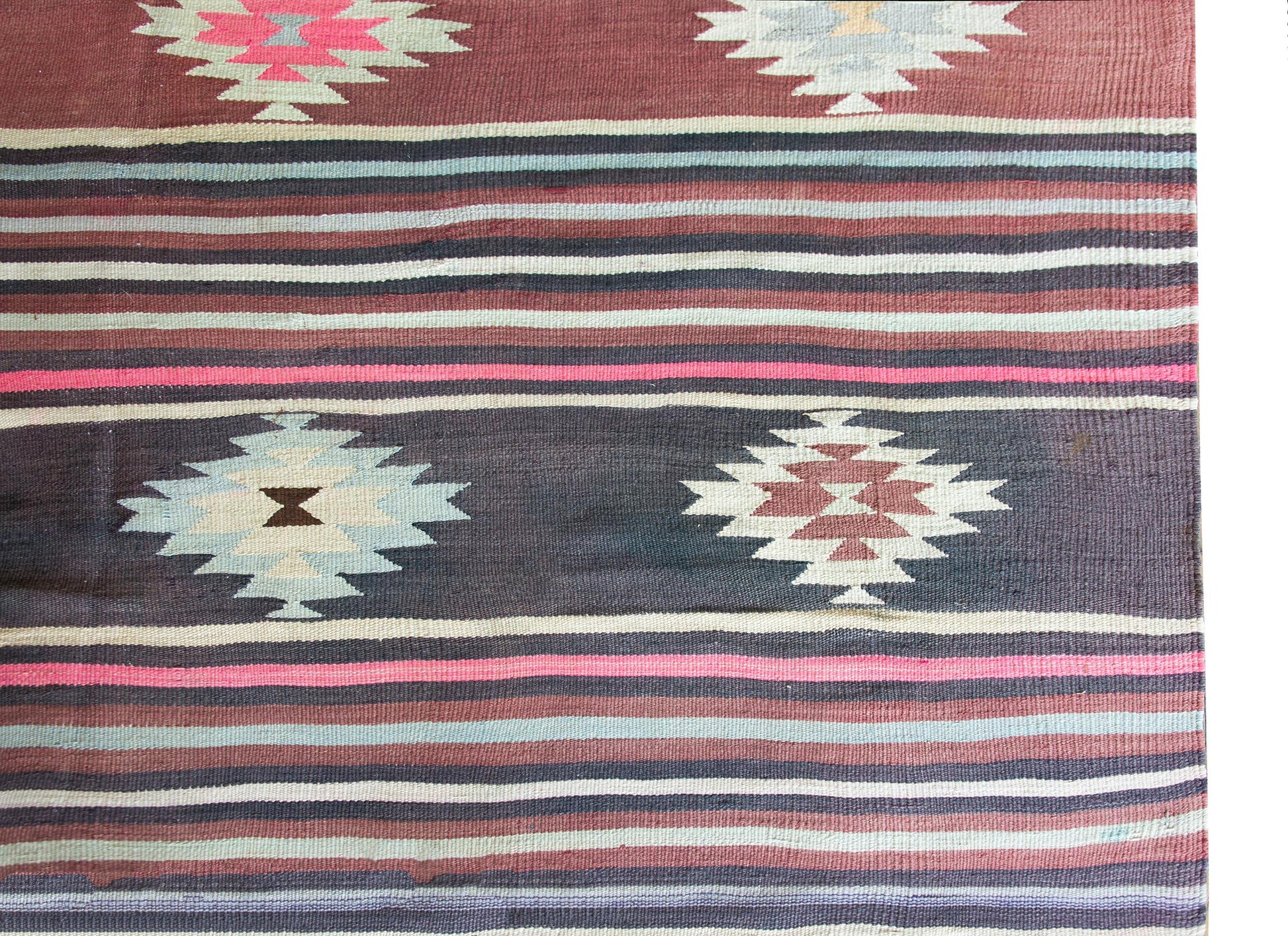 Vintage Turkish Bergama Kilim Rug For Sale