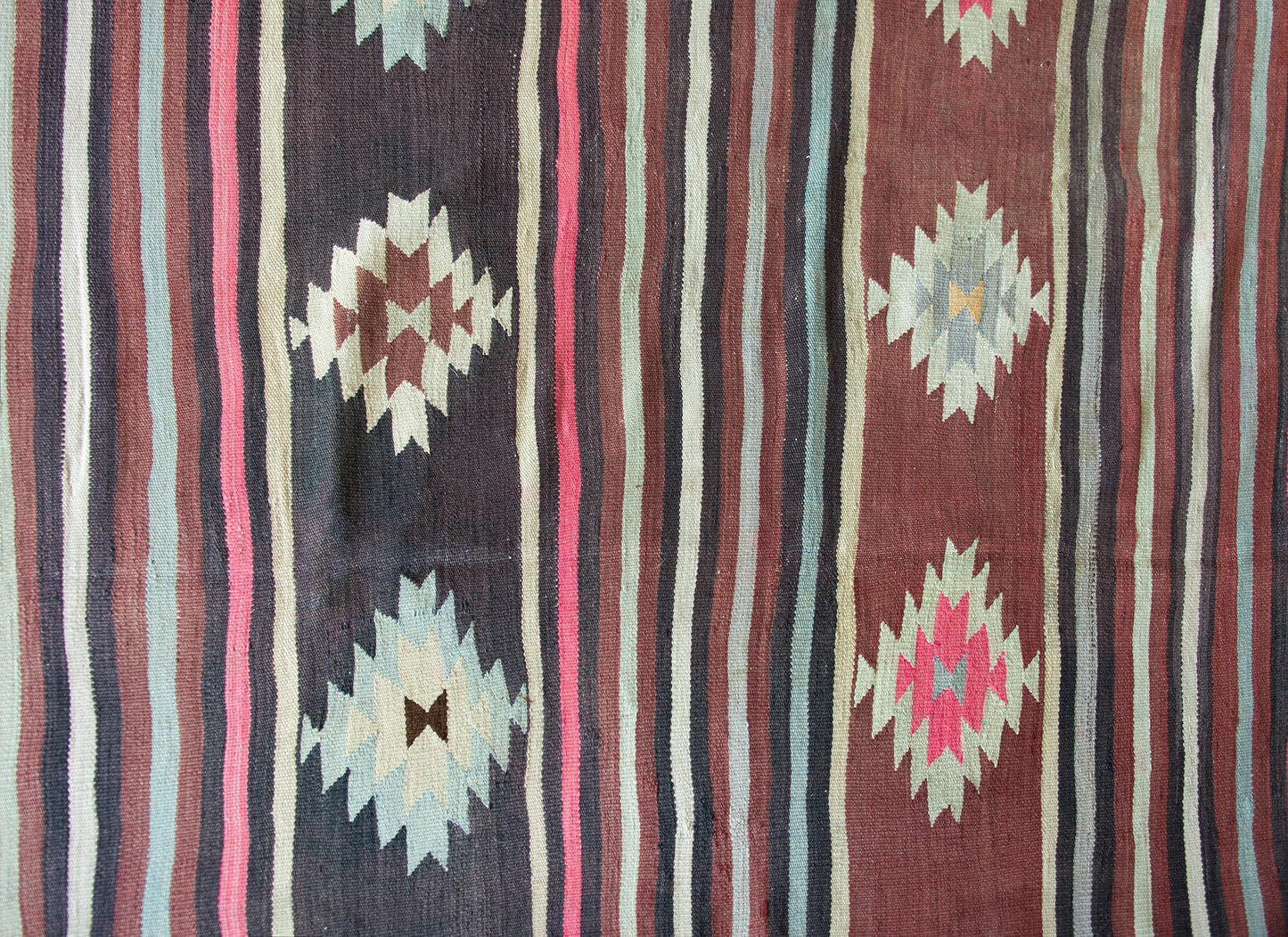 Vintage Turkish Bergama Kilim Rug For Sale