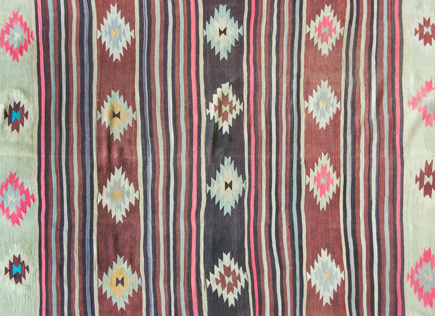 Vintage Turkish Bergama Kilim Rug For Sale