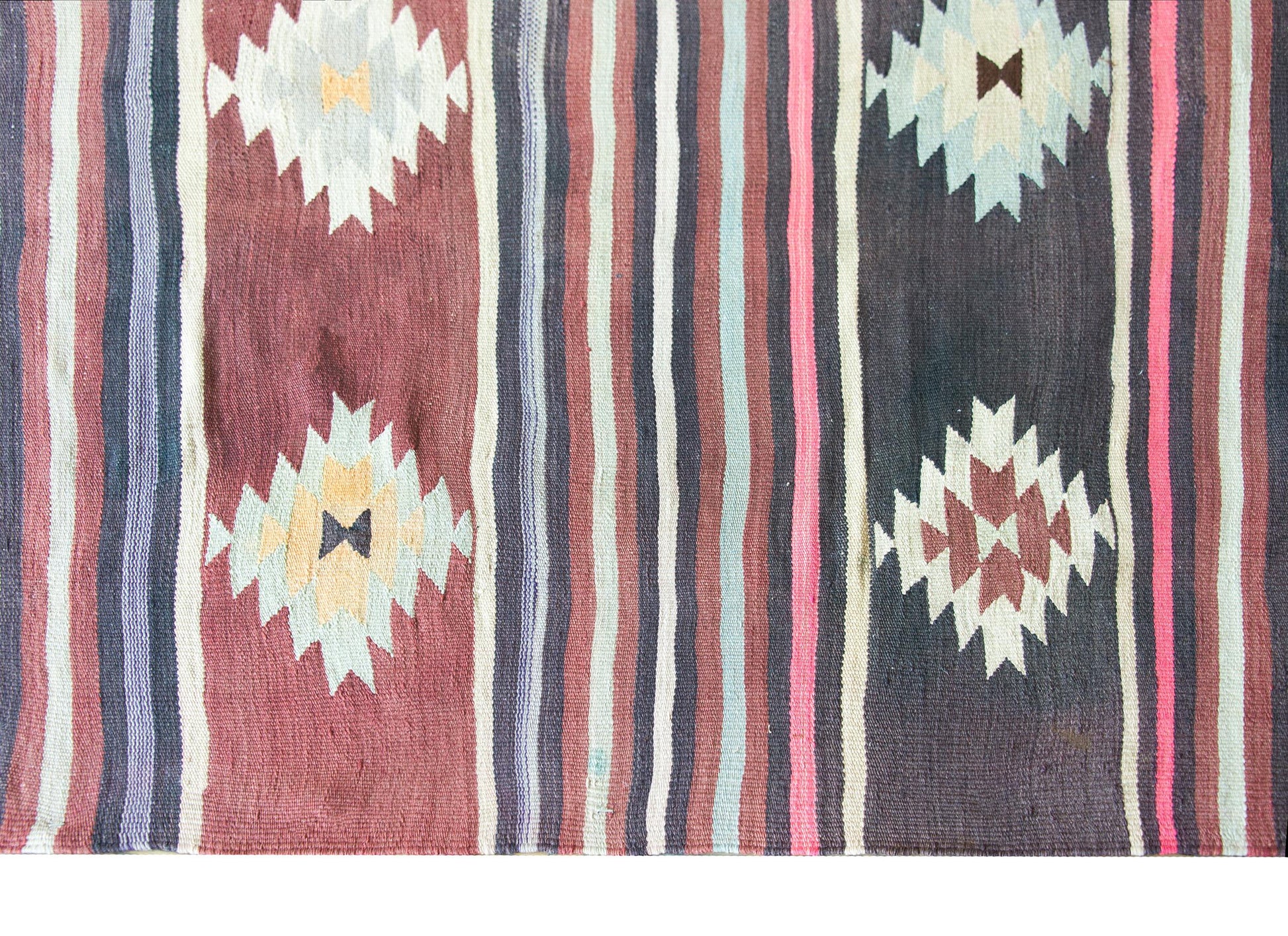 Vintage Turkish Bergama Kilim Rug For Sale