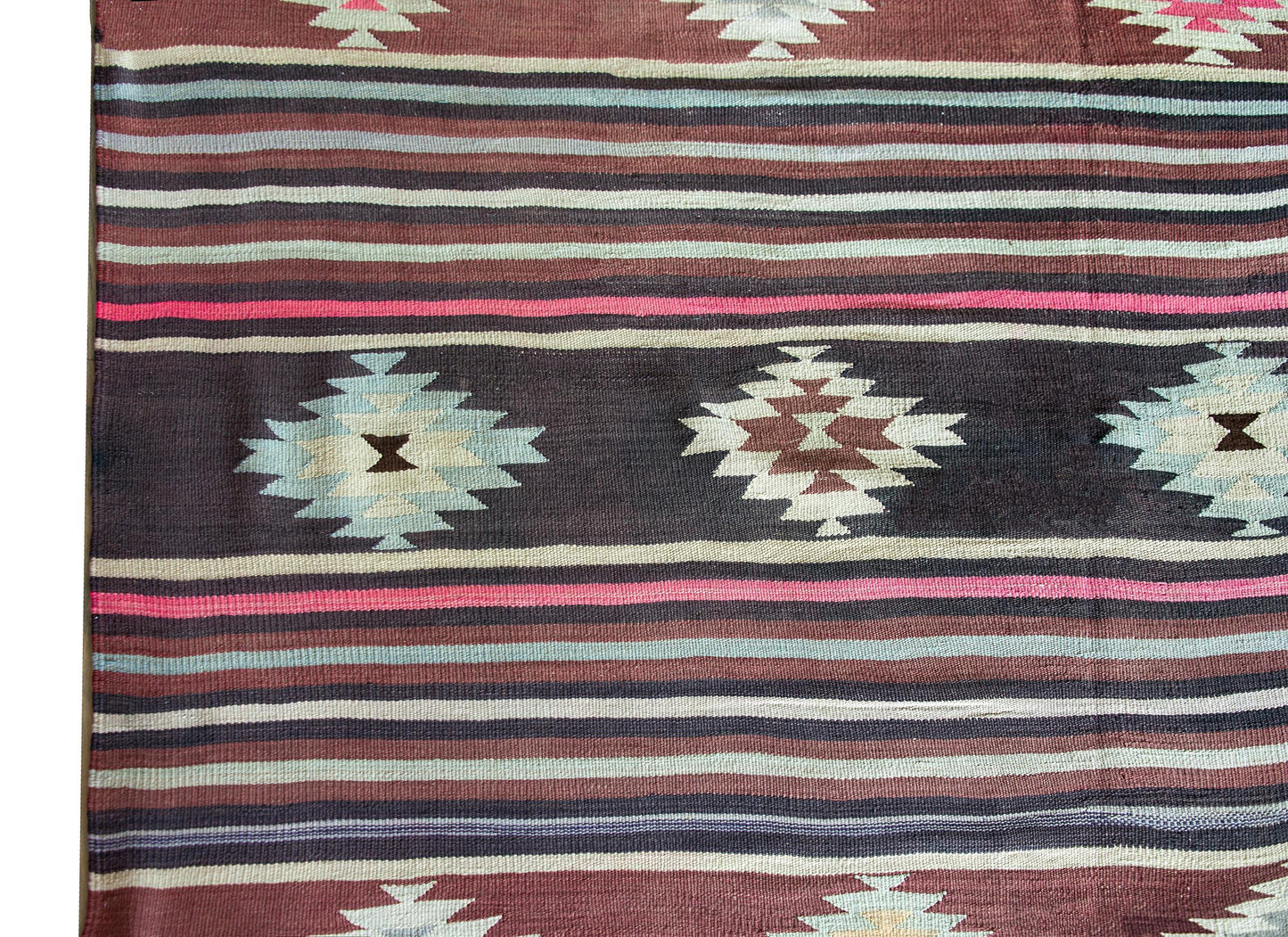 Vintage Turkish Bergama Kilim Rug For Sale